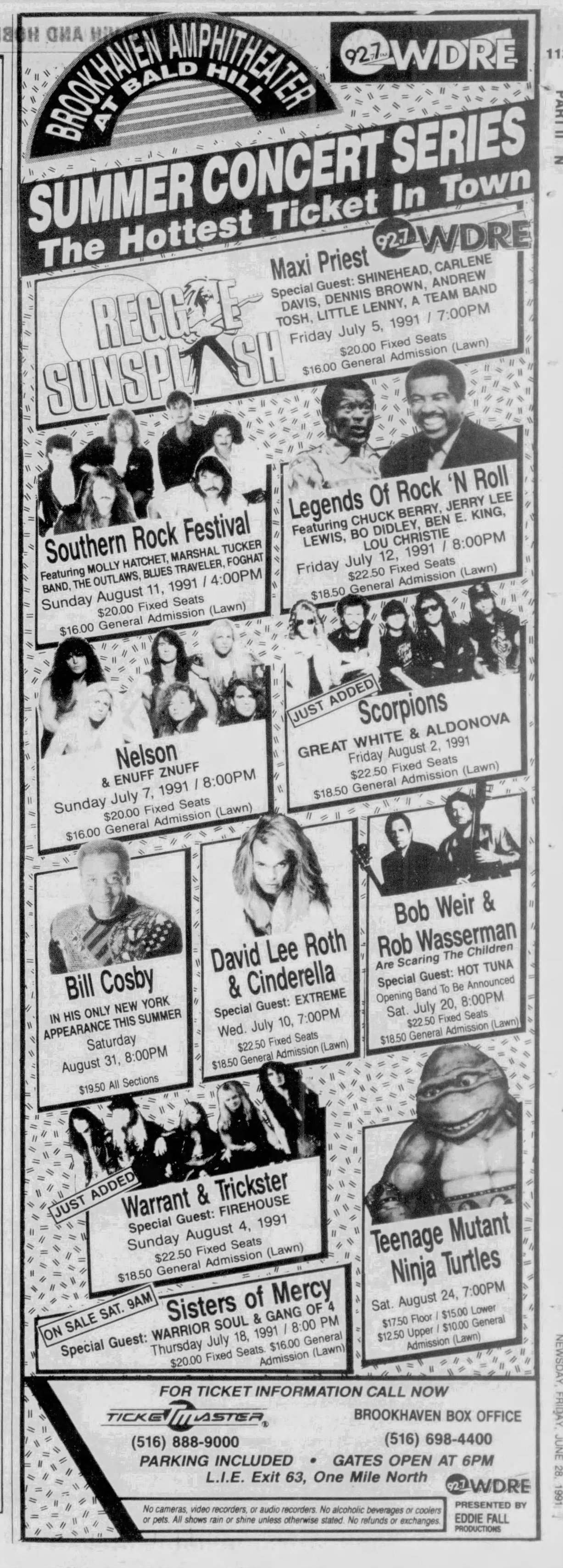 コンサートパンフ On this date in 1991: Scorpions and special guest stars Great