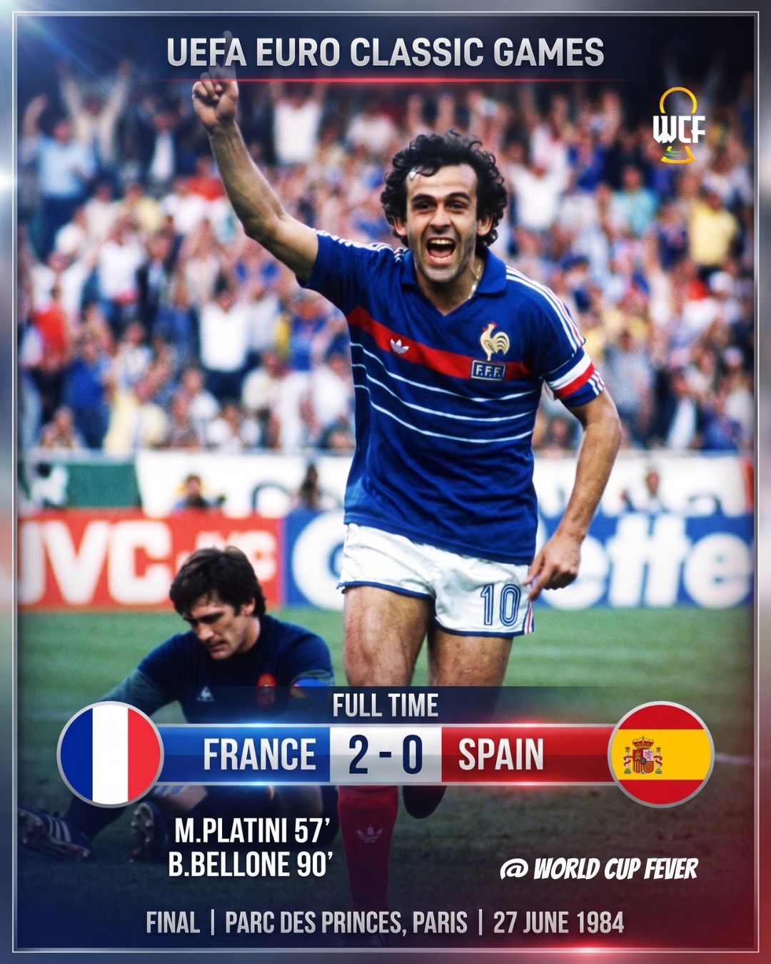 France team won Euro84 was superb!! What a perfect midfield!! www