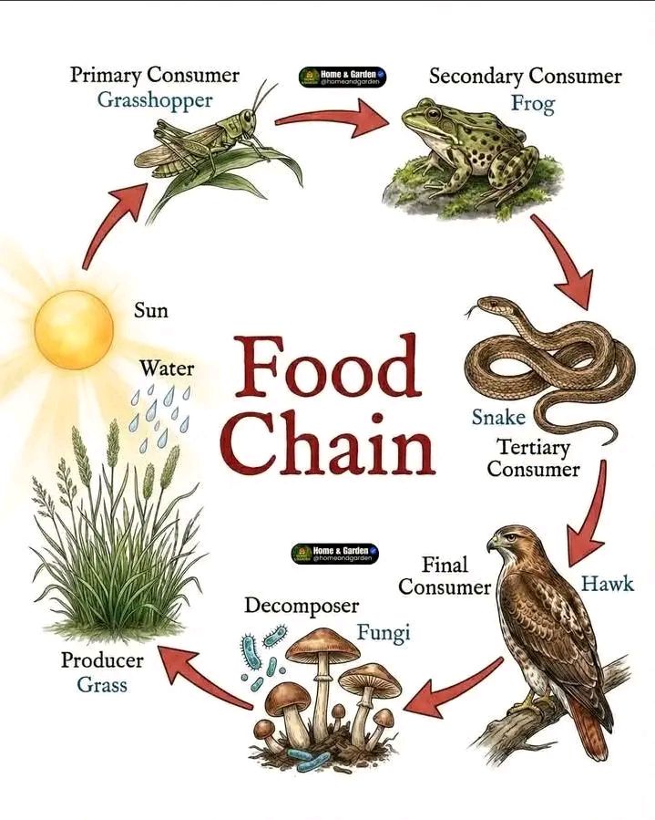 House Gardening Hacks | Food Chains: The Simple Story of How Nature ...