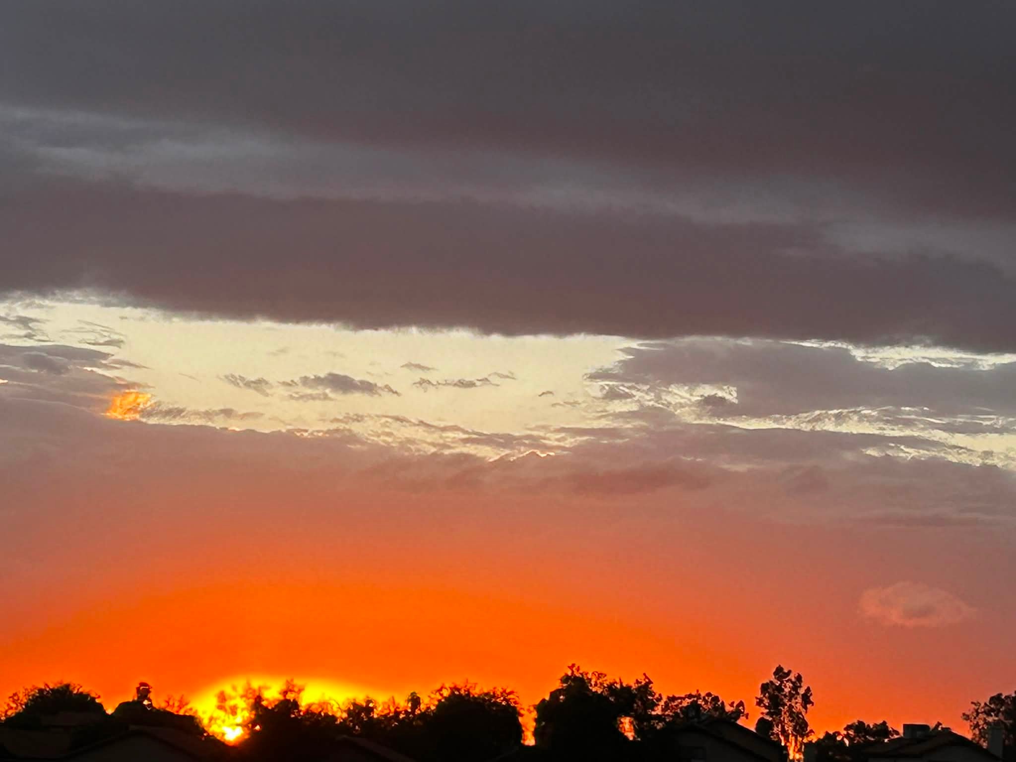 West Valley sunset artistry in Phoenix, Arizona