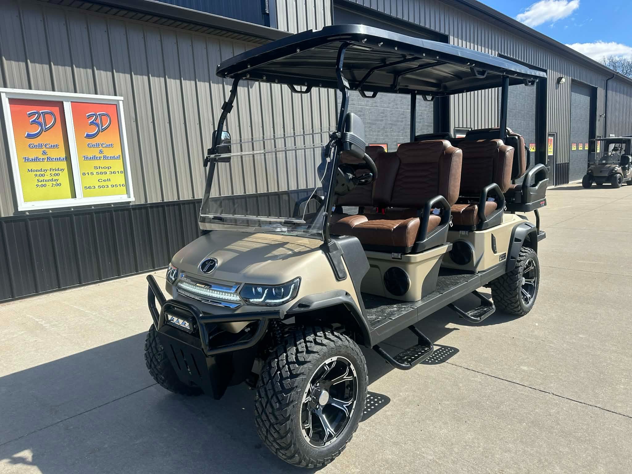 2026 TARA SUMMIT AIR 4+2 LIFTED 51V LITHIUM 6-SEATER Golf Cart! LIFTED ...