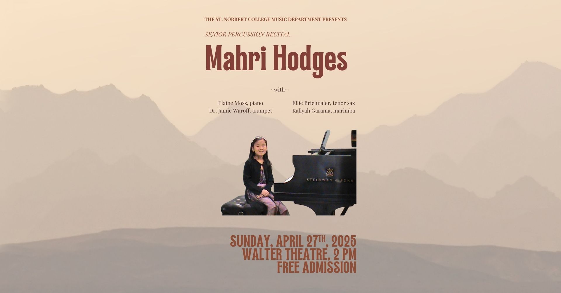Senior Recital: Mahri Hodges