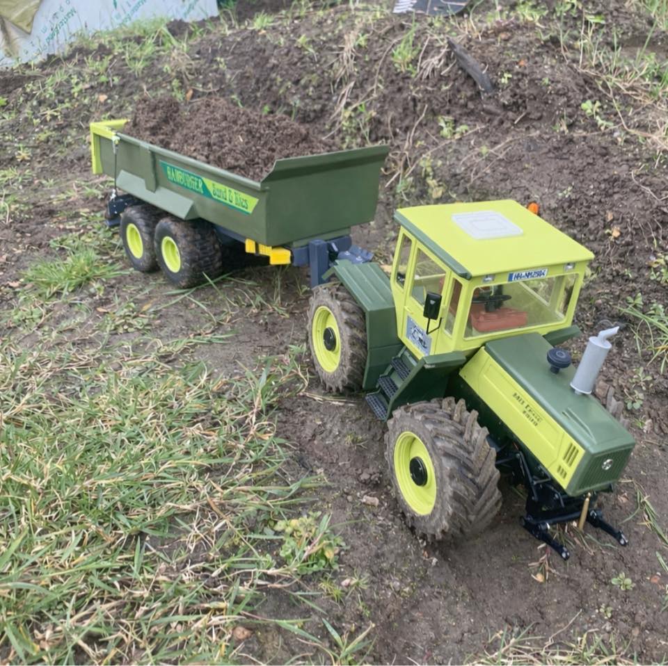 Sweeper for 1/14 RC LESU Loader🤔 | Michael Li