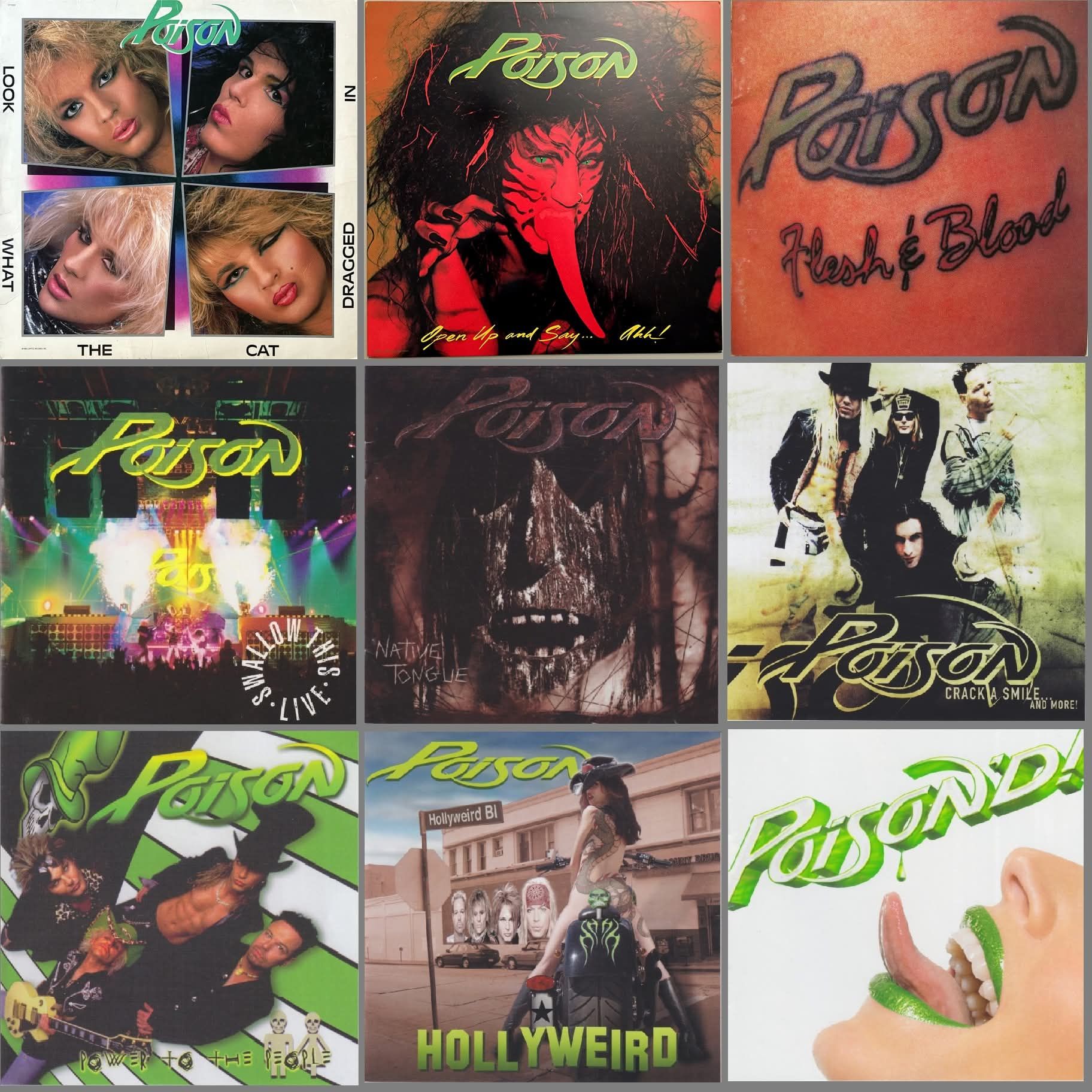 Poison discography in FLAC format