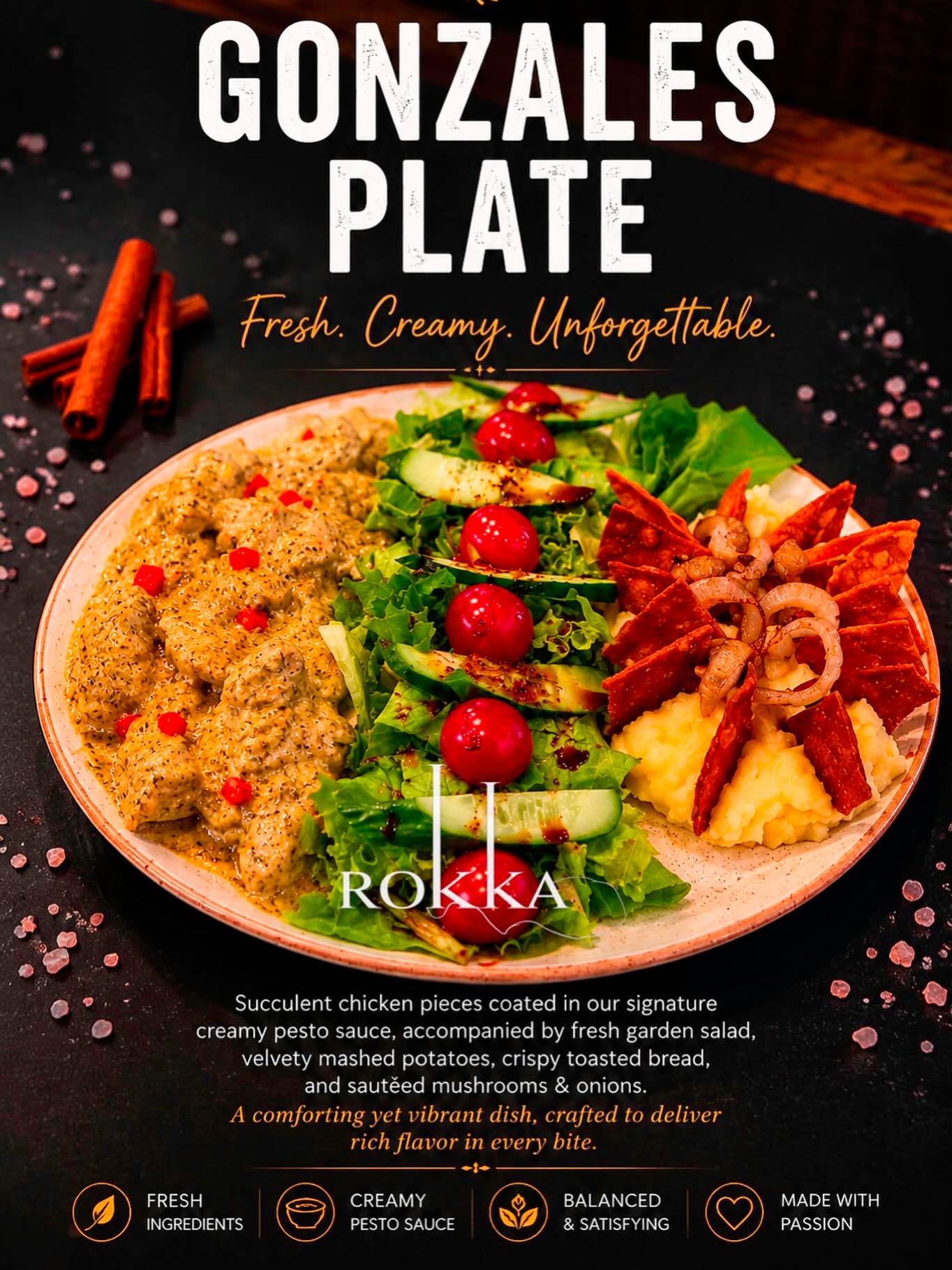 Rokka Pizza Falafel Sandwich | Antalya