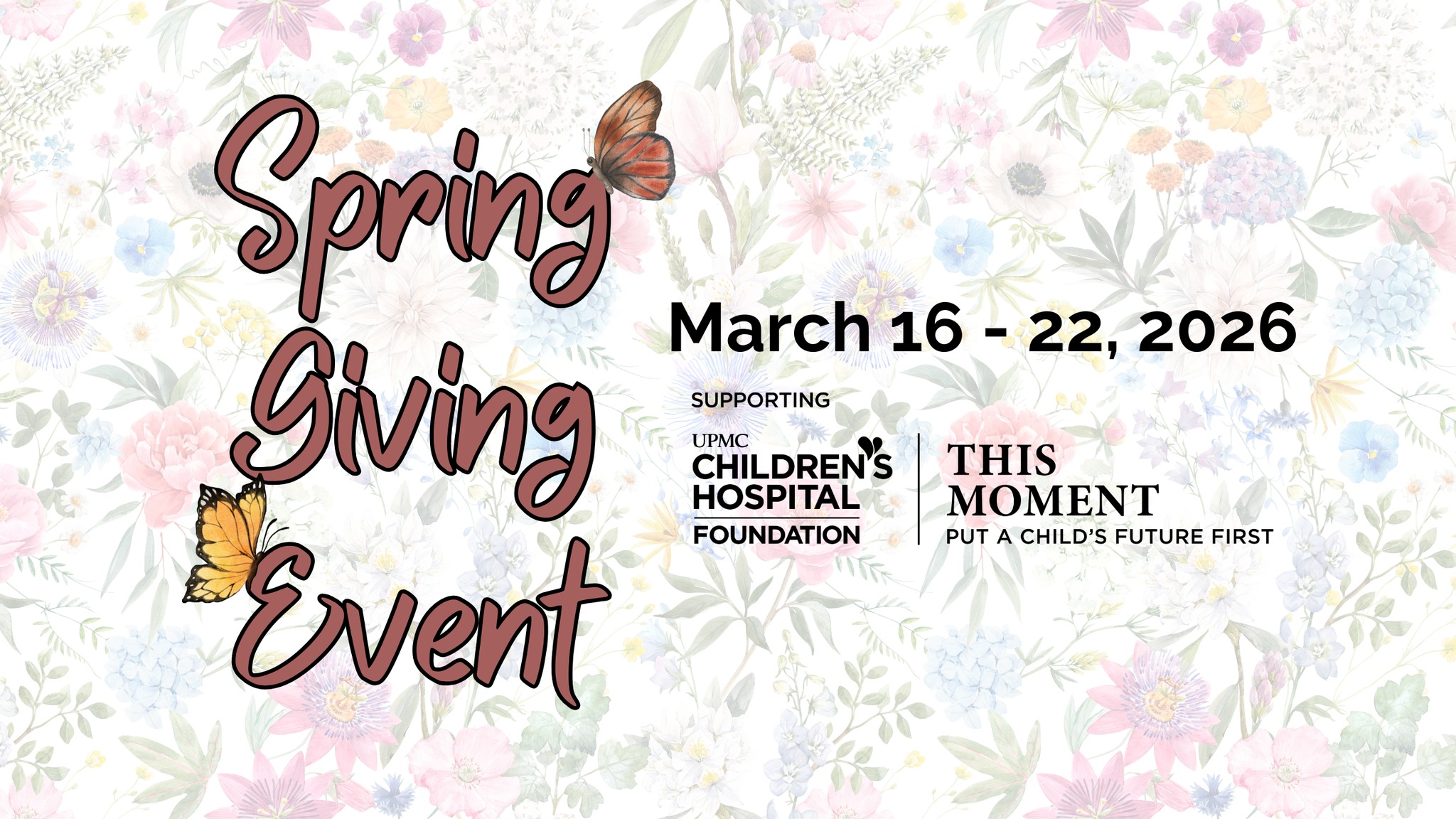 Spring Giving Event