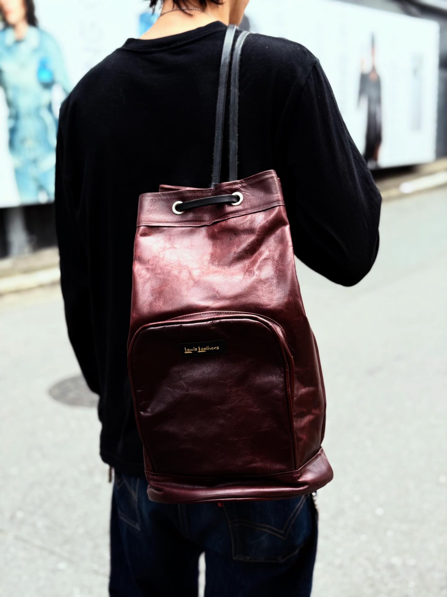 極美品 ルイスレザー ダッフルバッグ ホースレザー 馬革 イングランド製 DUFFLE BAG 