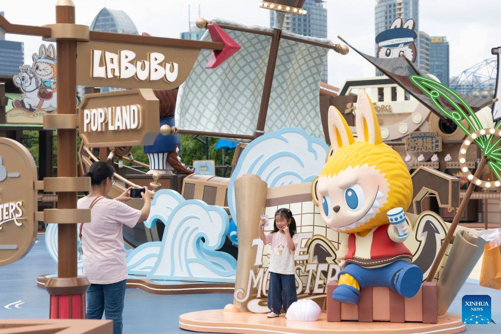 InPics: Pop Mart touring exhibition makes first stop in Shanghai