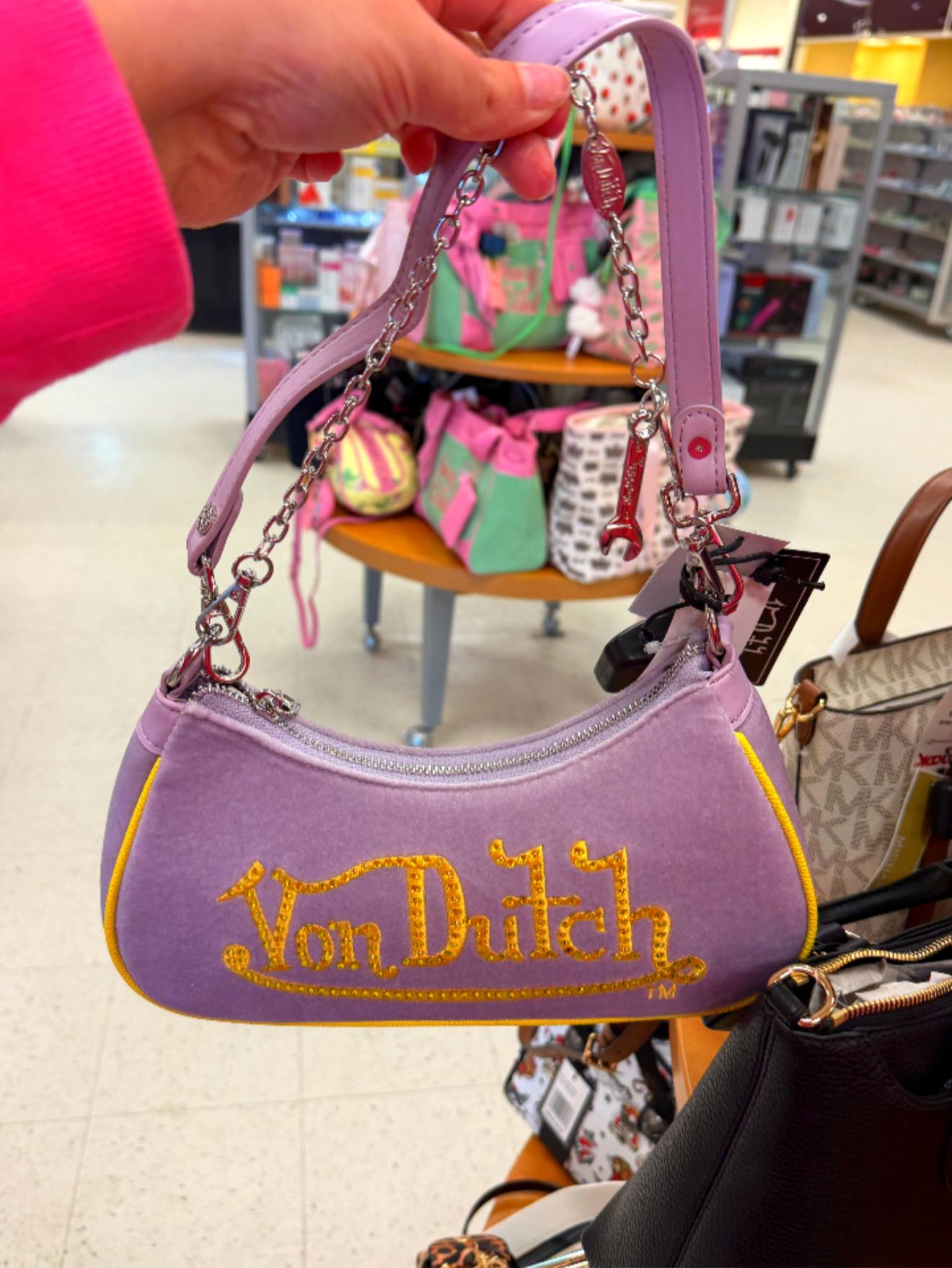 【2476】 ✨美品✨ 00s【Von Dutch】 y2k ファーベスト 光沢 NEW Von Dutch finds at TJMaxx 😍✨ #vondutch #tjmaxxfinds #y2kfashion