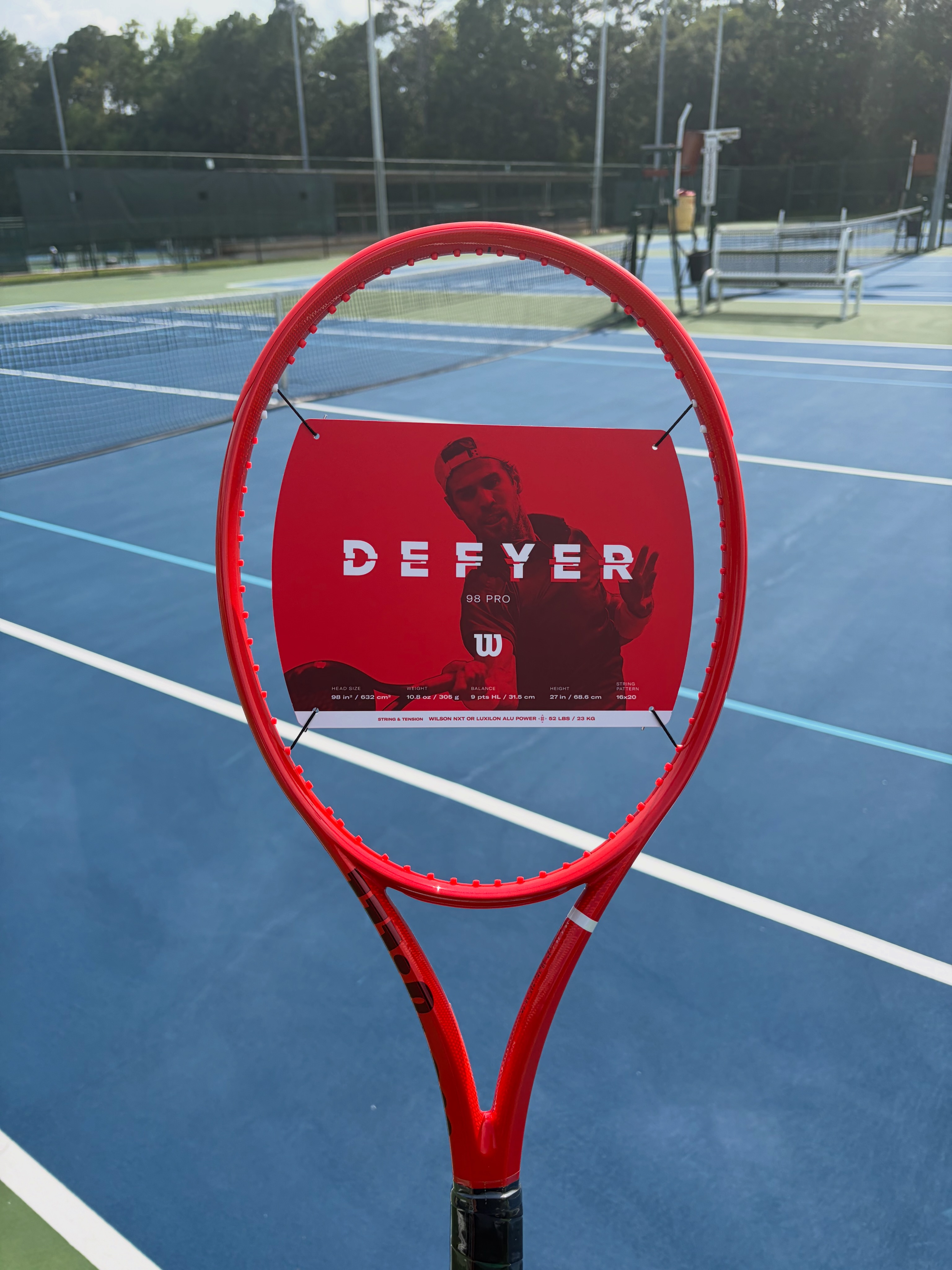 Wilson Defyer 98 Pro racquet now available at Mobile Tennis Center