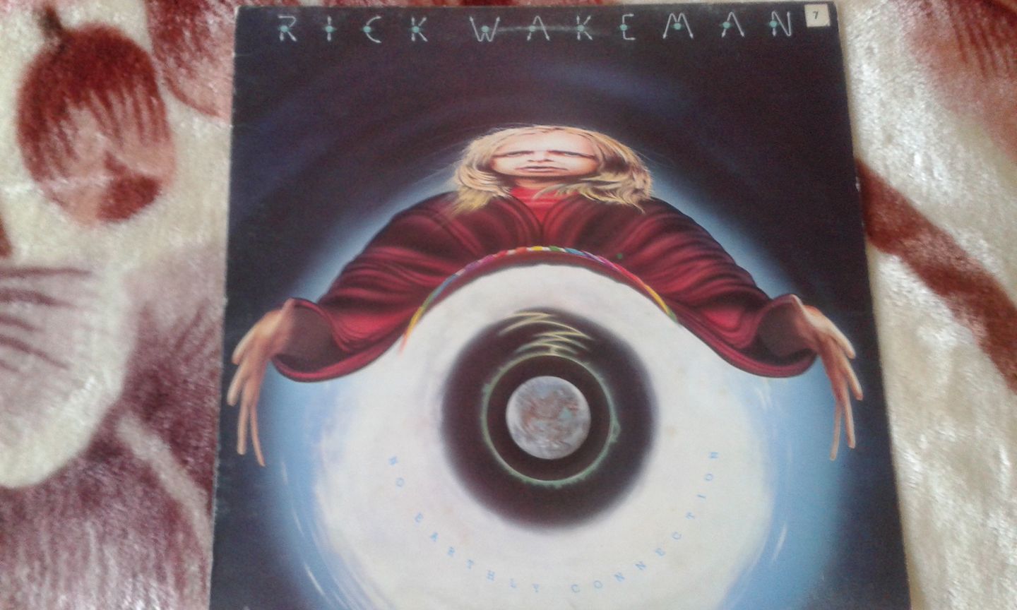 Rick Wakeman's 1976 album No Earthly Connection cover concept