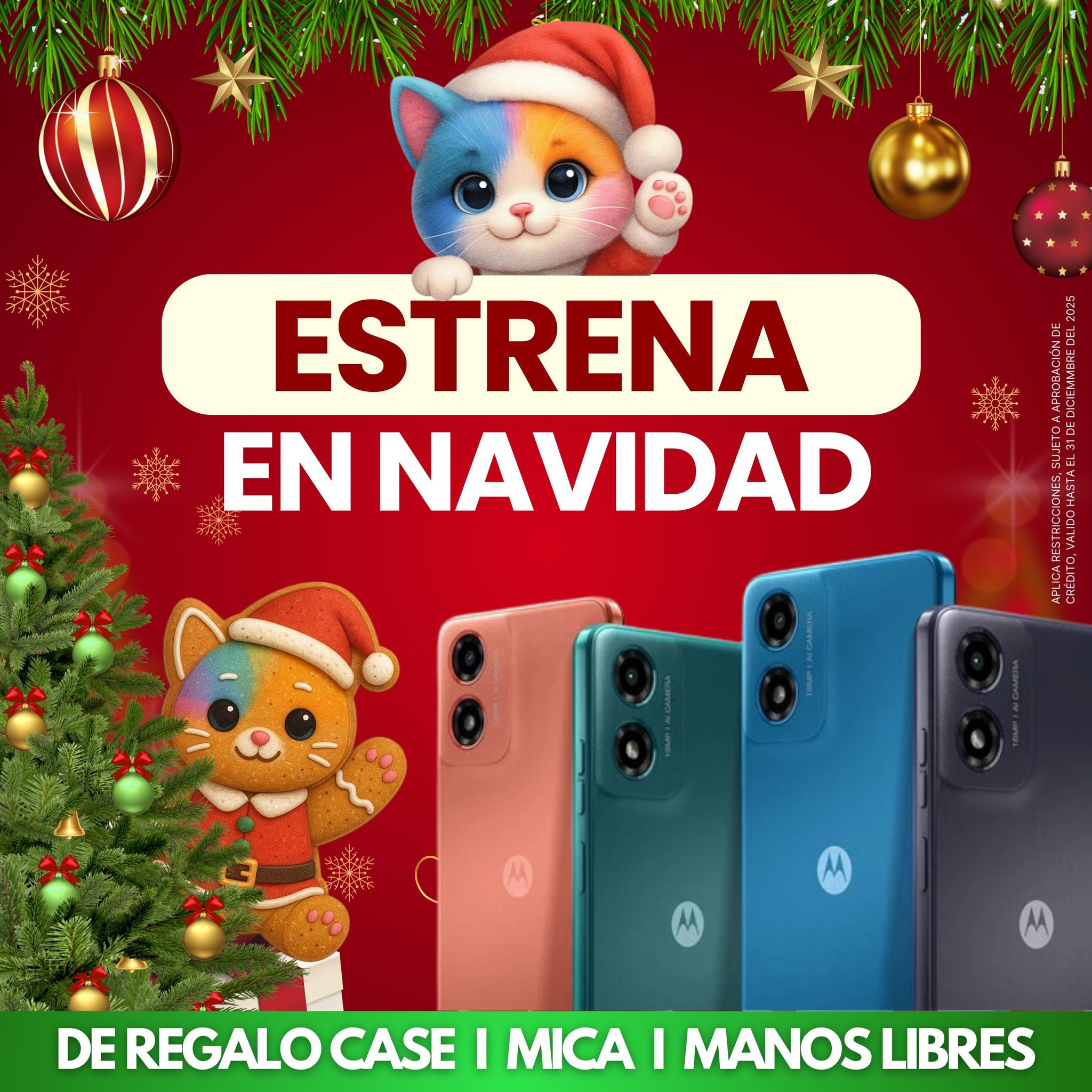 Creditcell - 📱 ¡Esta Navidad estrena tu celular sin complicaciones! 🎅🎁 ...