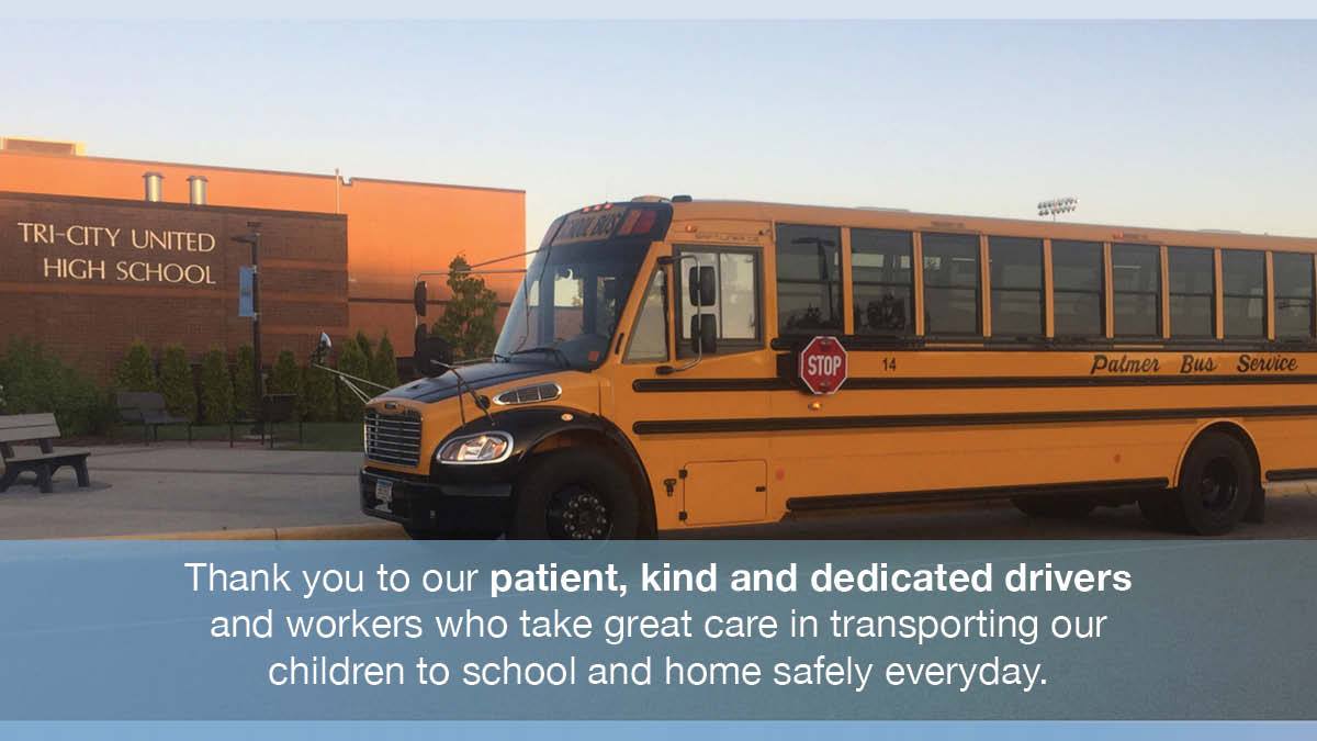 TCU recognized our bus... - Tri-City United Public Schools | Facebook