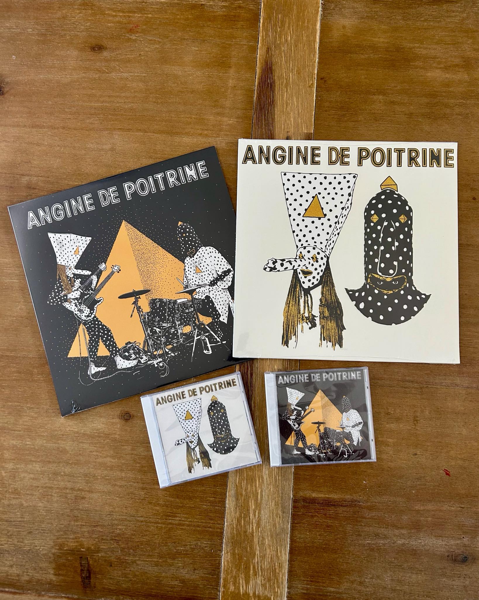 Angine de Poitrine Vol.1 & Vol.2 on vinyl and CDs now in-stock