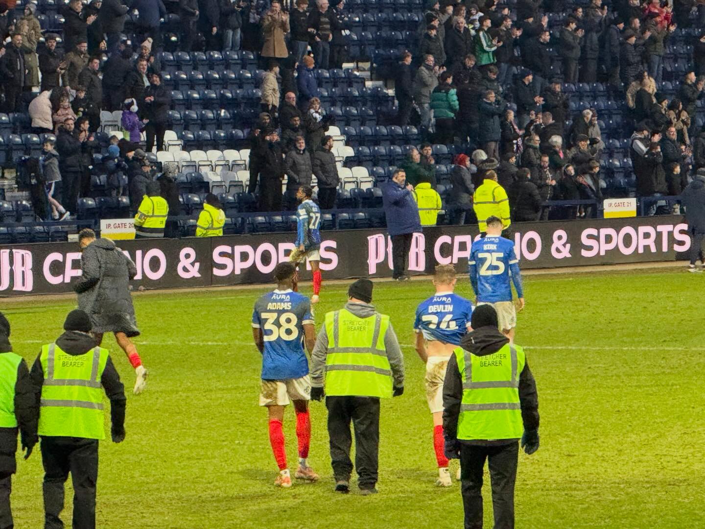 PompeyNewsNow - The last two to leave the pitch at Preston... | Facebook