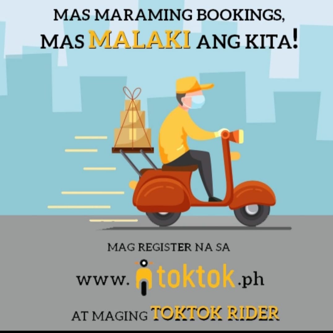 Good news mga katoktok we're... - Tok Tok Riders/Delivery