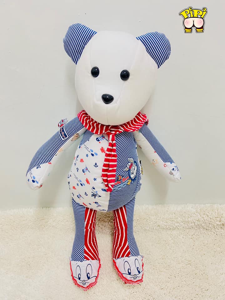 Pipi Gift 手工陪伴熊 谢谢妈咪向 Pipi 定制两只陪伴熊给可爱的两姐弟 Facebook