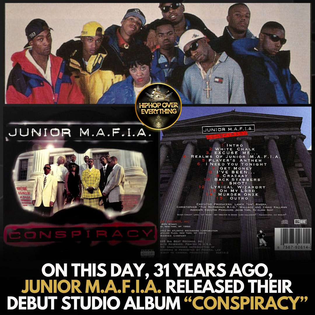 📲 On this day, 31 years ago, #JuniorMAFIA released their debut