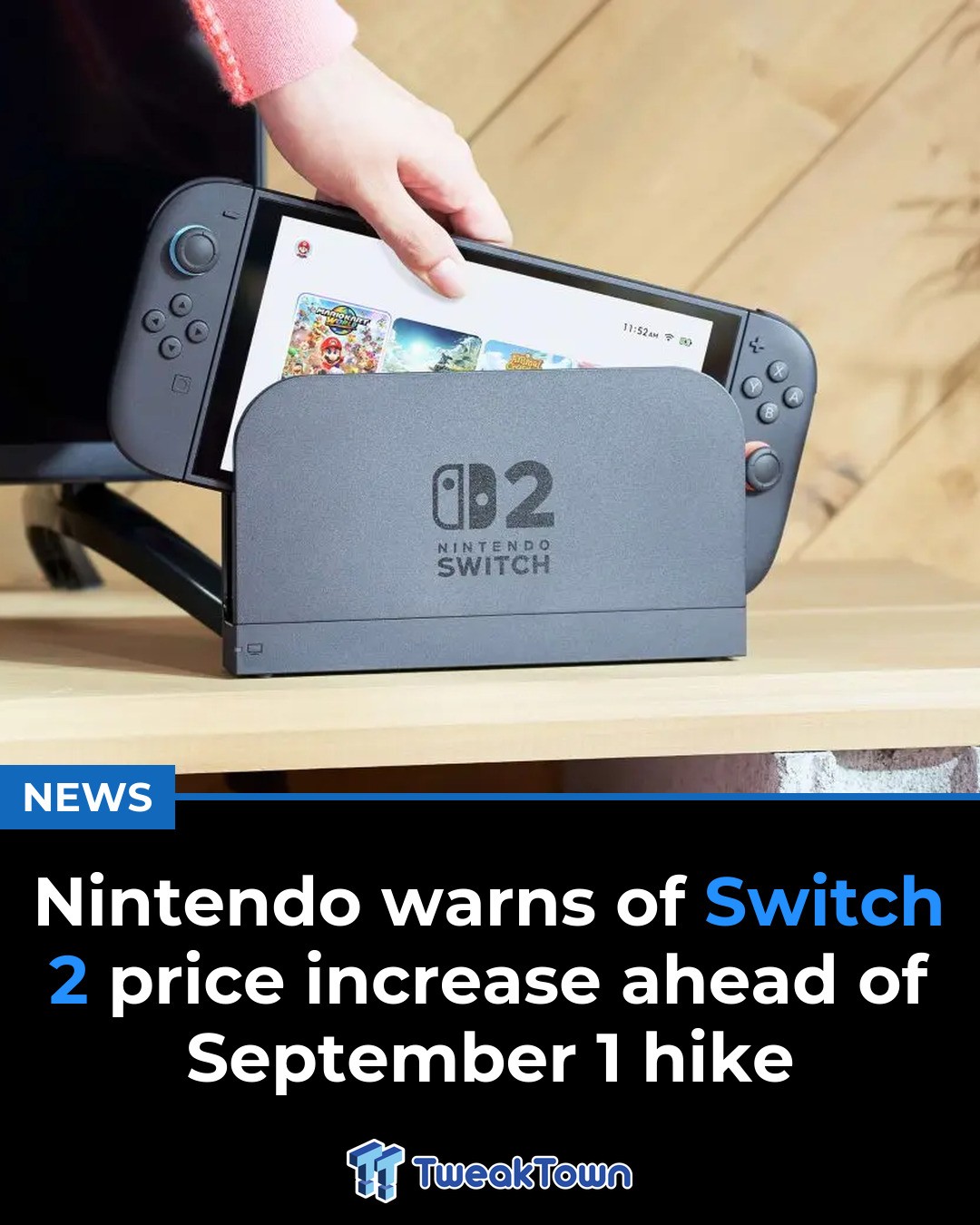 The Nintendo Switch 2 will increase retail price from $449.99 to
