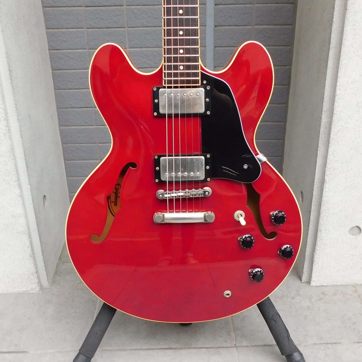 中古】 Epiphone エピフォン ES-335 Japan ハードケース付き 本家 
