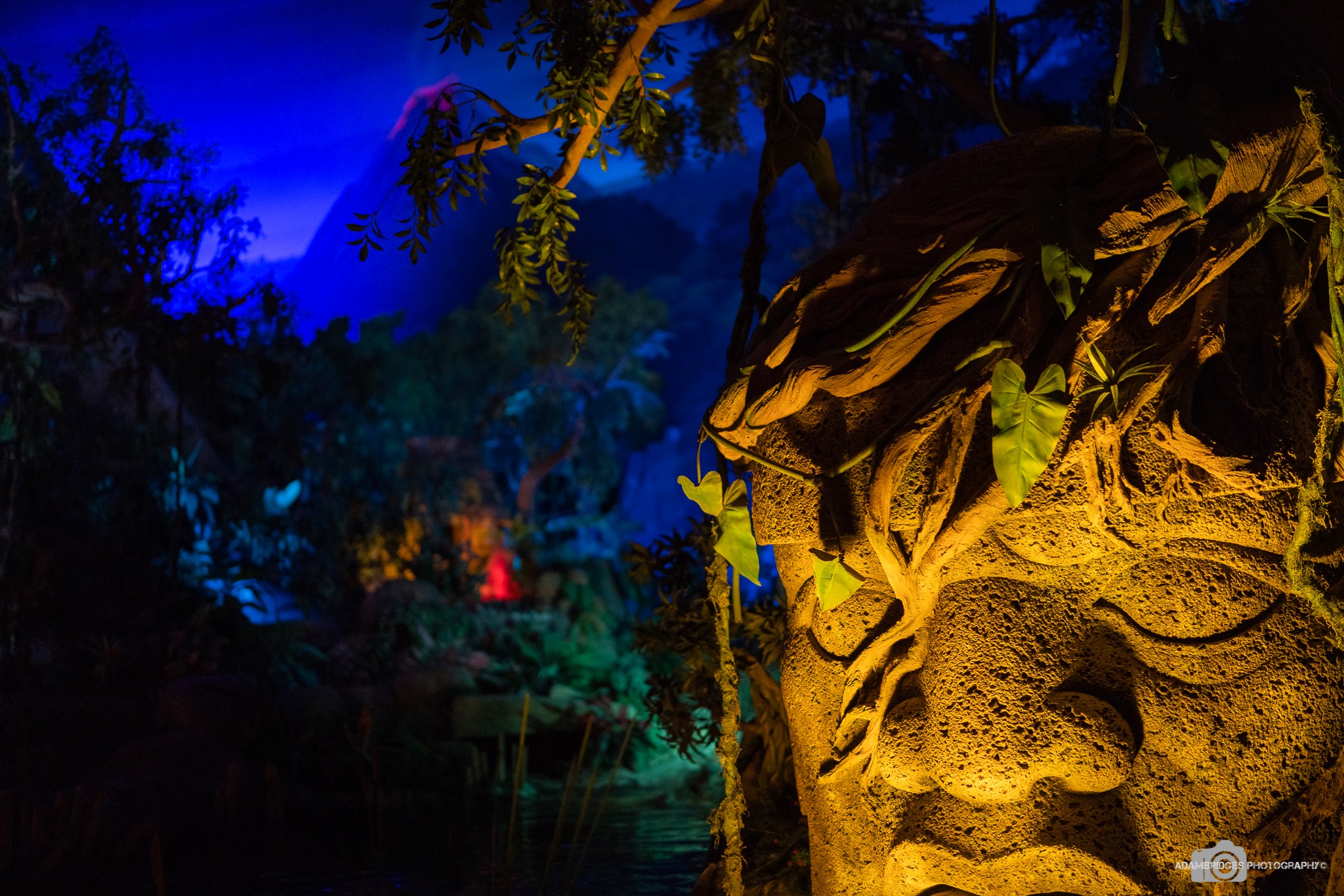 Disney Bridges - Look closely and you'll see a volcano......