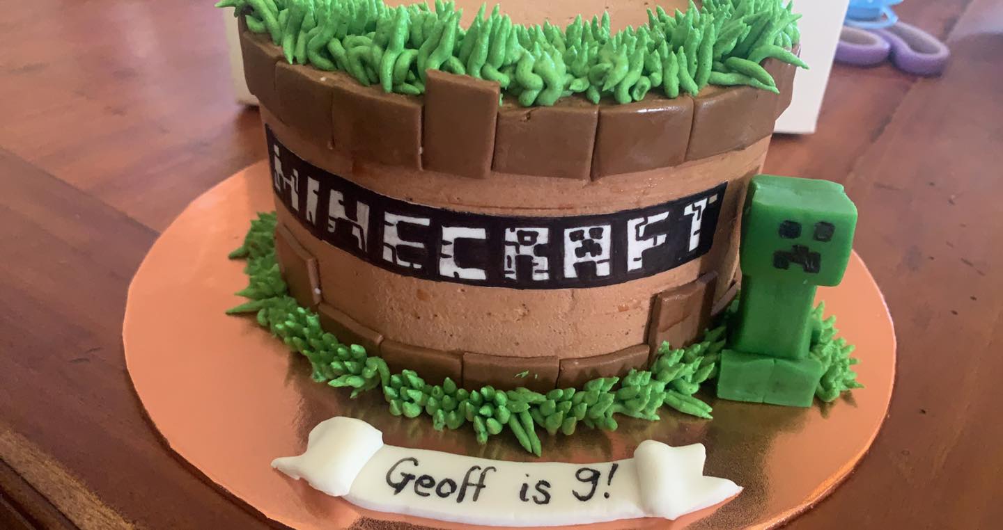 Happy birthday Geoff!! Minecraft.... - Ashyy's Cake Craze | Facebook