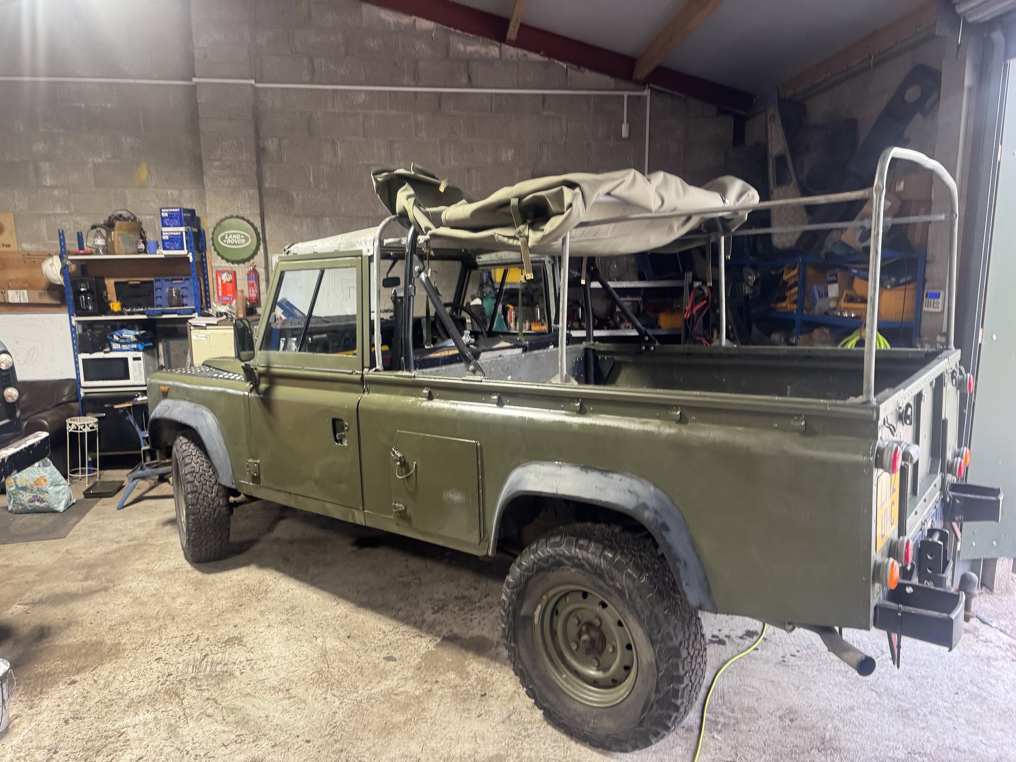 1994 Land Rover defender 110 ex military gs soft top 300tdi ...