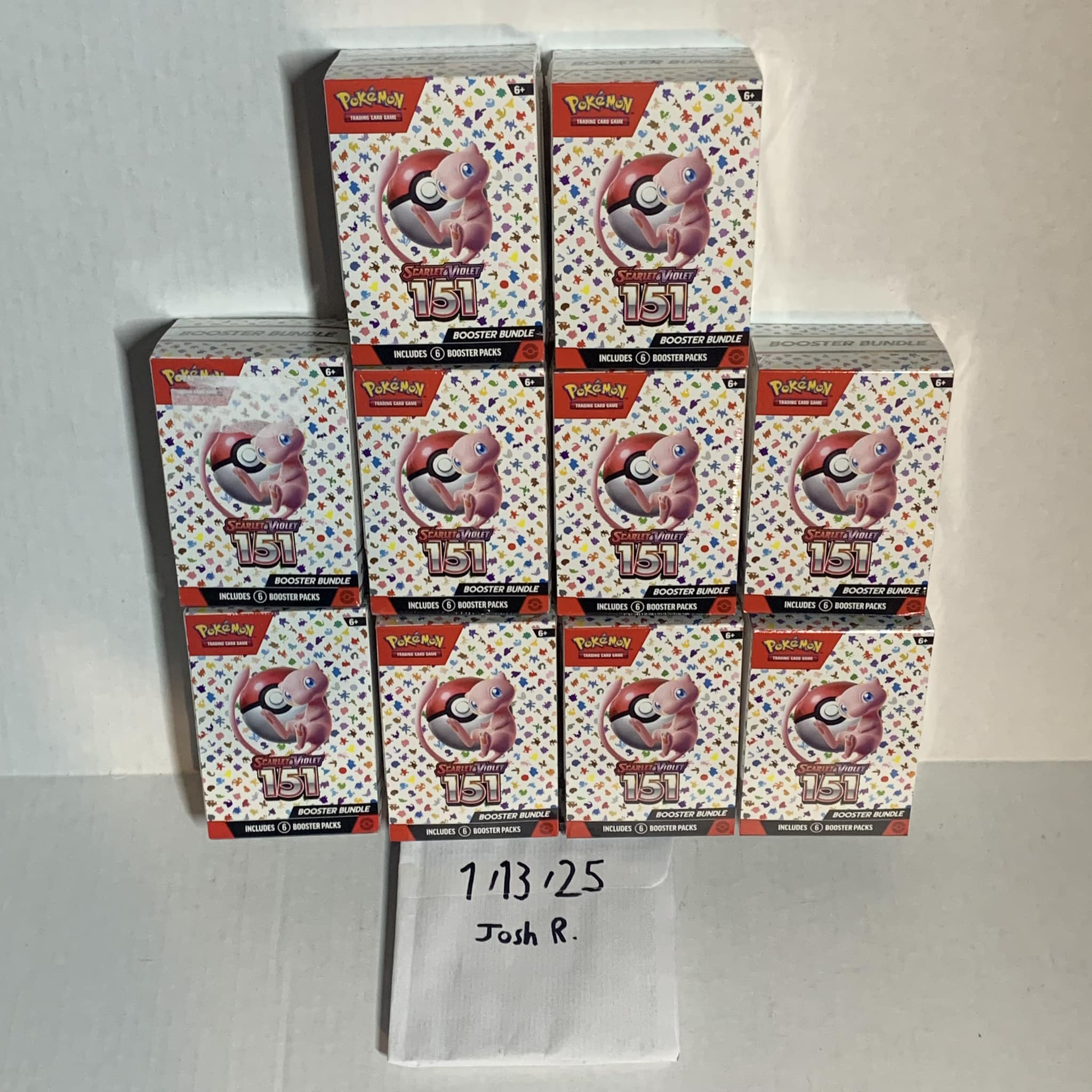 pokemon 151 booster bundle 10 pack Protector Case for Box new dawn in Kanto Pokemon TCG : Pokmon 151