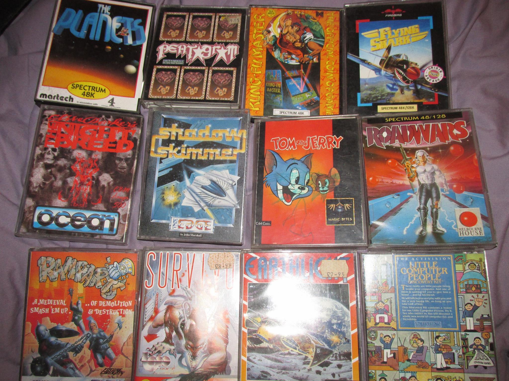 咲く  Something for the vintages gamers,ZX Spectrum games,Some very good