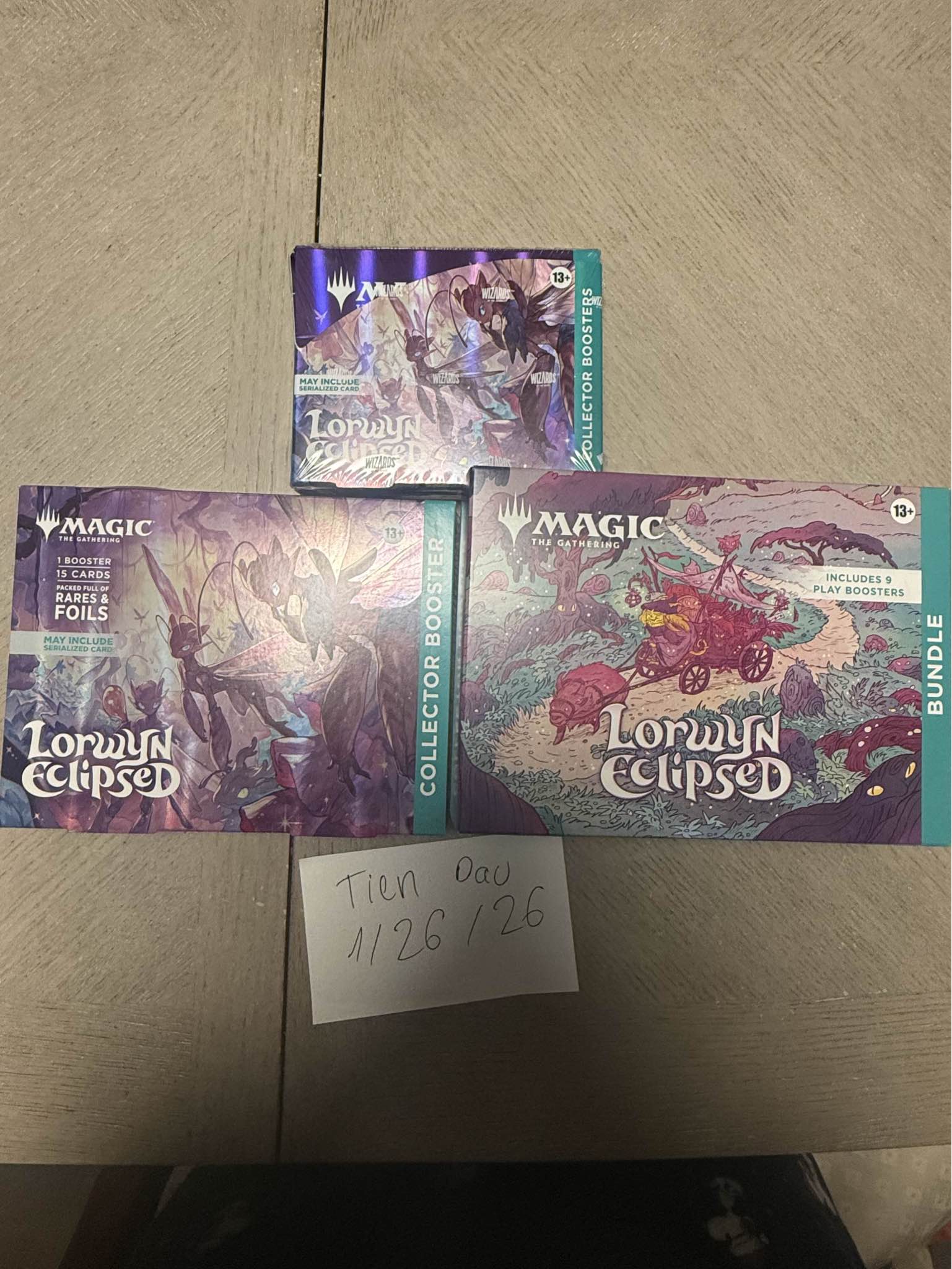 lorwyn collector booster box Magic: The Gathering  Magic Eclipsed 1 of 500 serialized headliner Bitterbloom Bearer cards featuring art by Rebecca Guay mtg lorwyn eclipsed collector booster