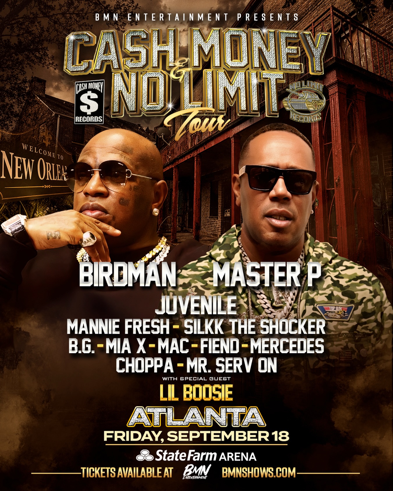 Win tickets to Cash Money & No Limit Tour on Majic 107.5