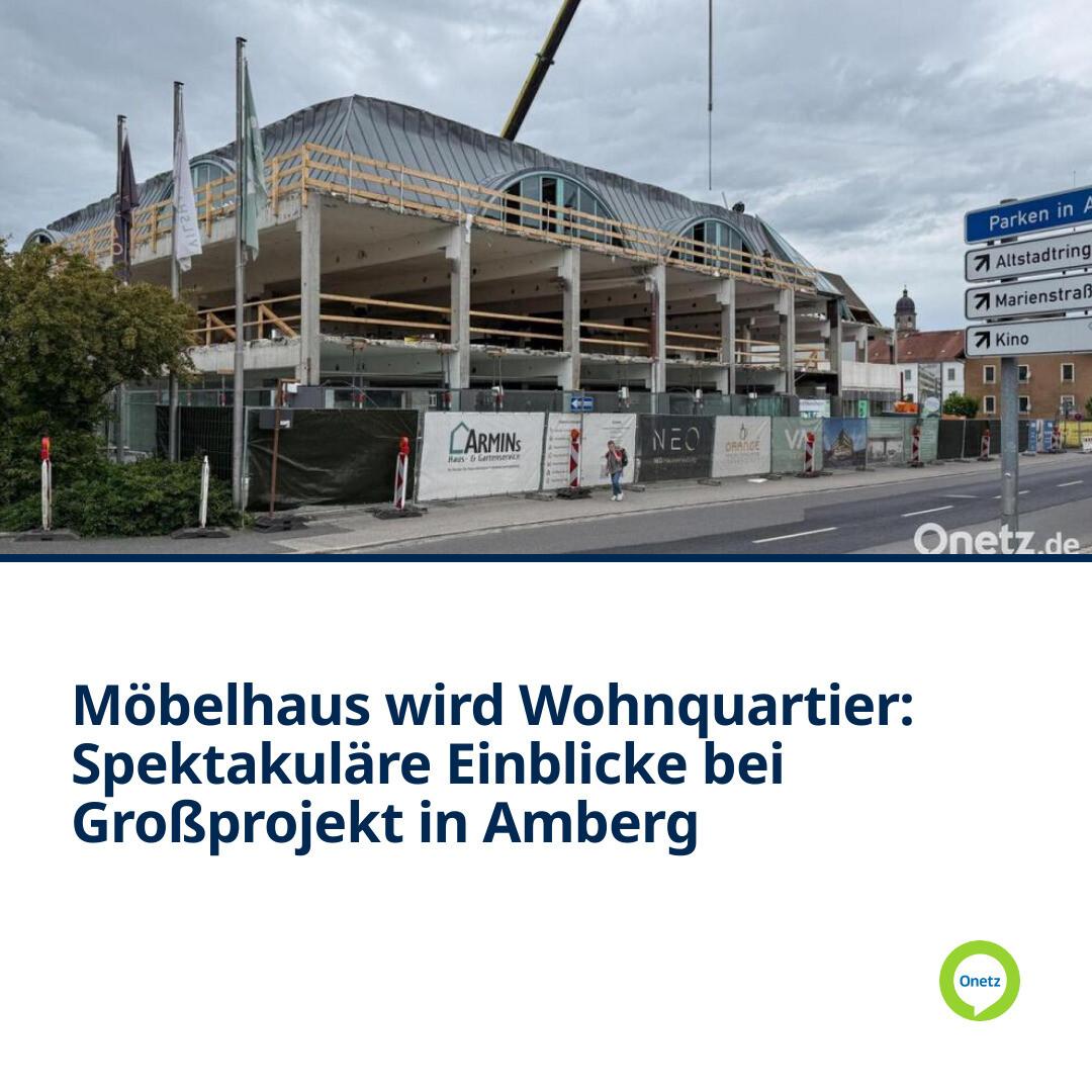 Das ehemalige Möbelhaus Gürtler in Amberg verwandelt sich zum 