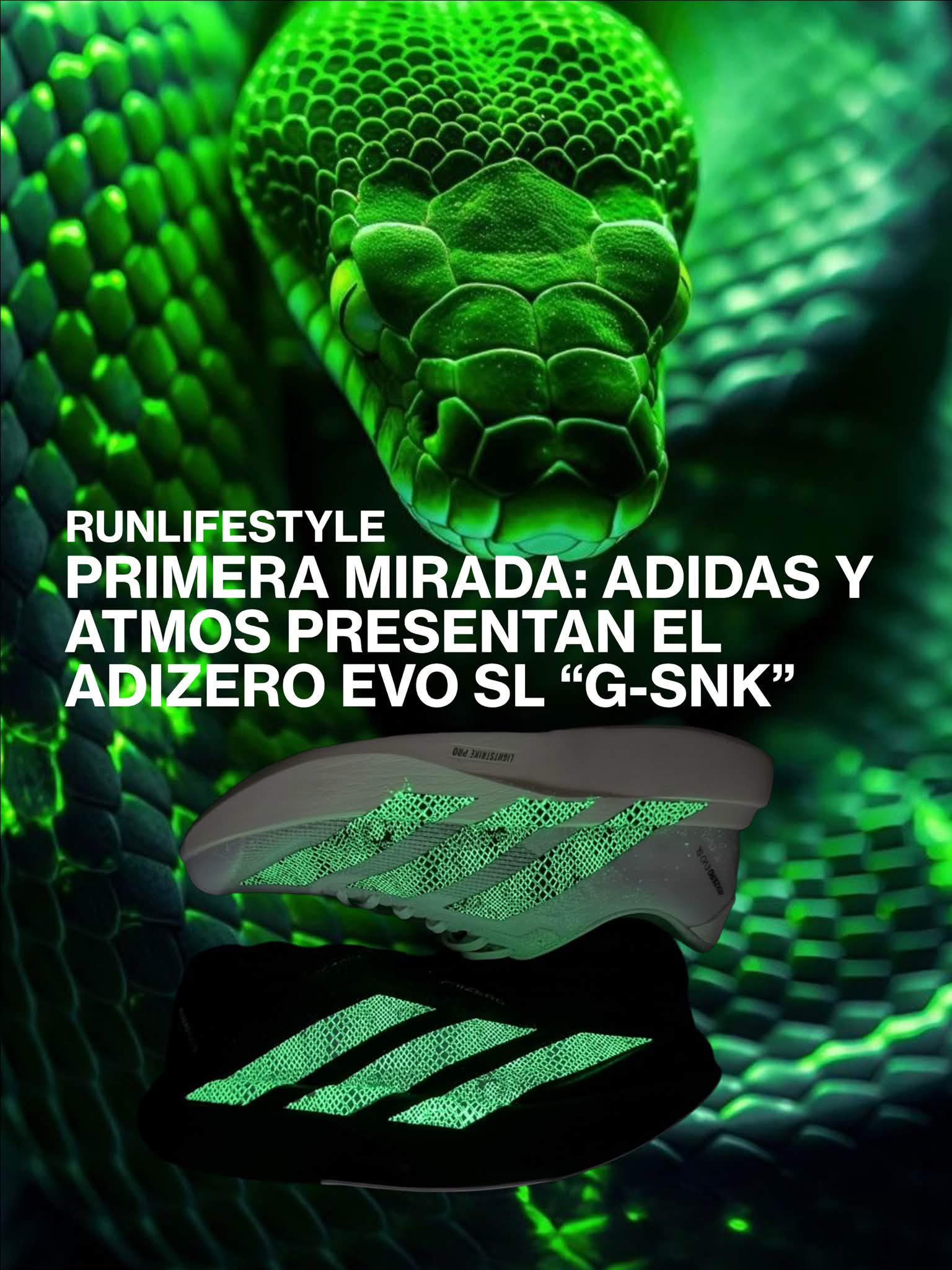 adidas and atmos bring their signature glow-in-the-dark “snake