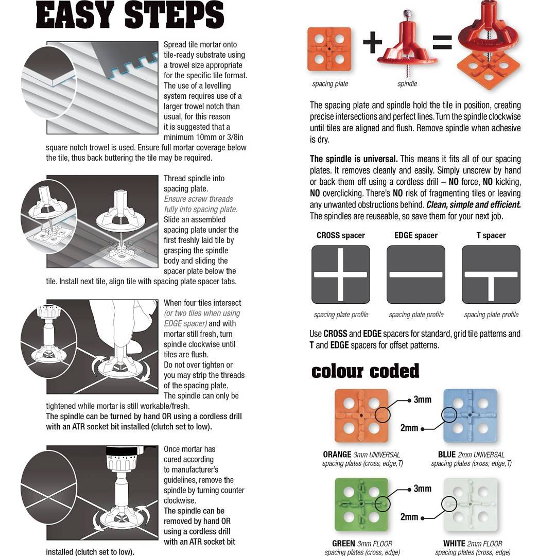 ATR Tile Leveling System - USA | Los Angeles CA