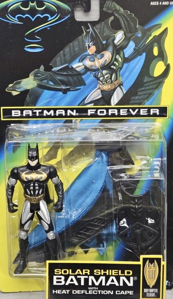 Kenner released the SOLAR SHIELD BATMAN figure in 1996 as part of