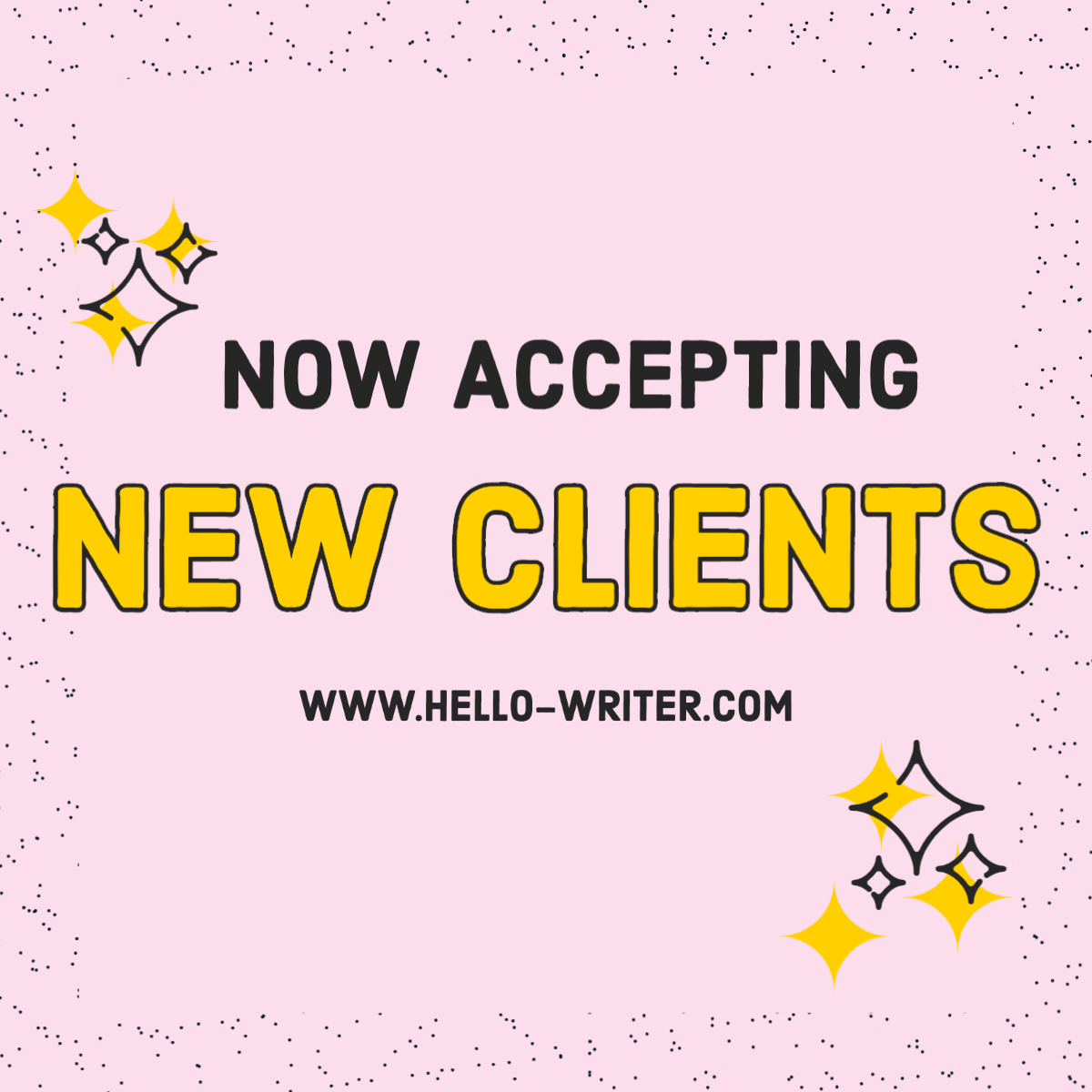Hello Writer - We are so excited to announce that Hello... | Facebook