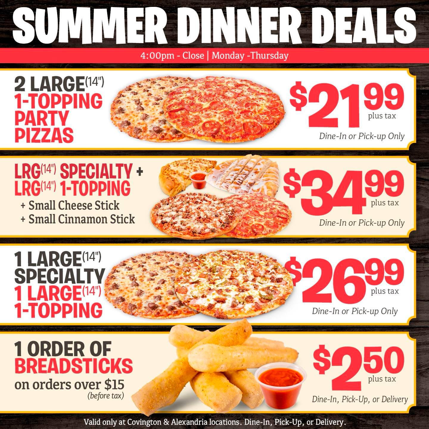 Johnny's Pizza House - 5532 Jackson St, Alexandria, La | Alexandria LA