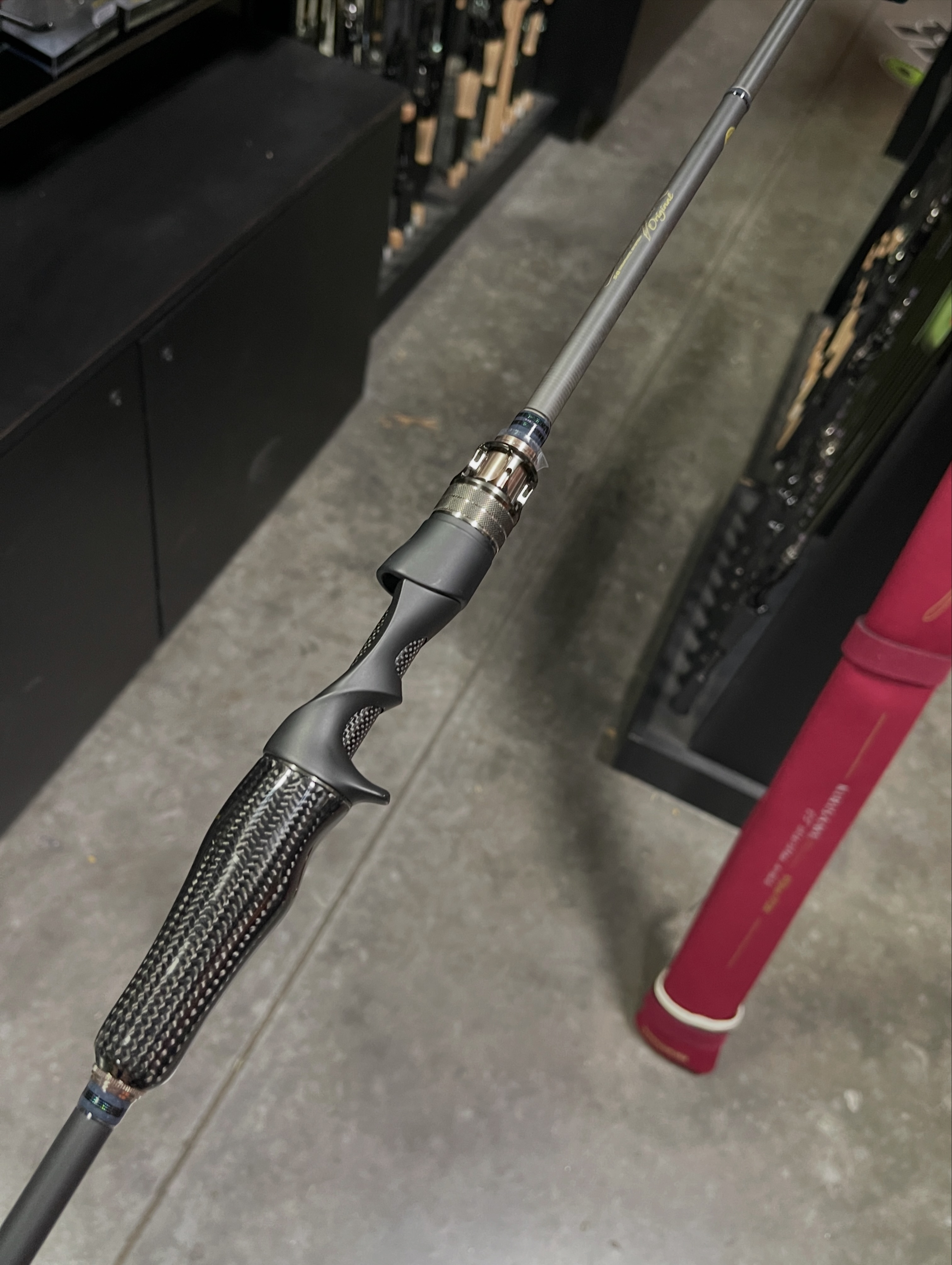 A new three piece Megabass Destroyer P5 Baitfinesse rod has