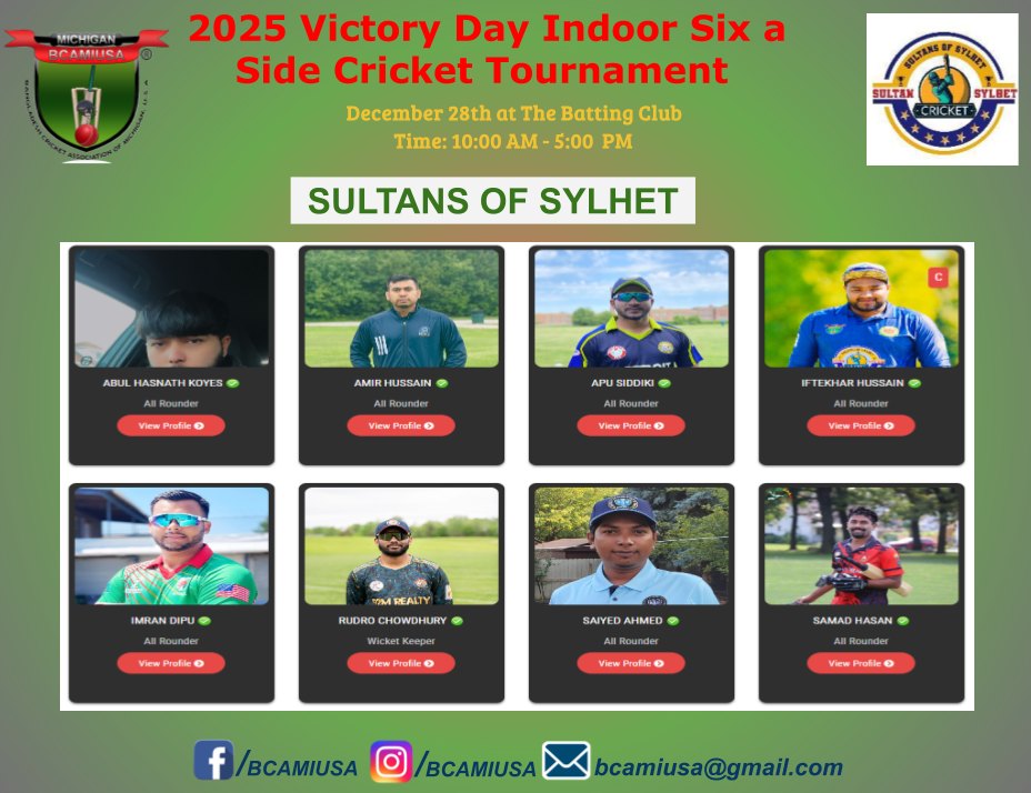 Bangladesh Cricket Association of Michigan, USA