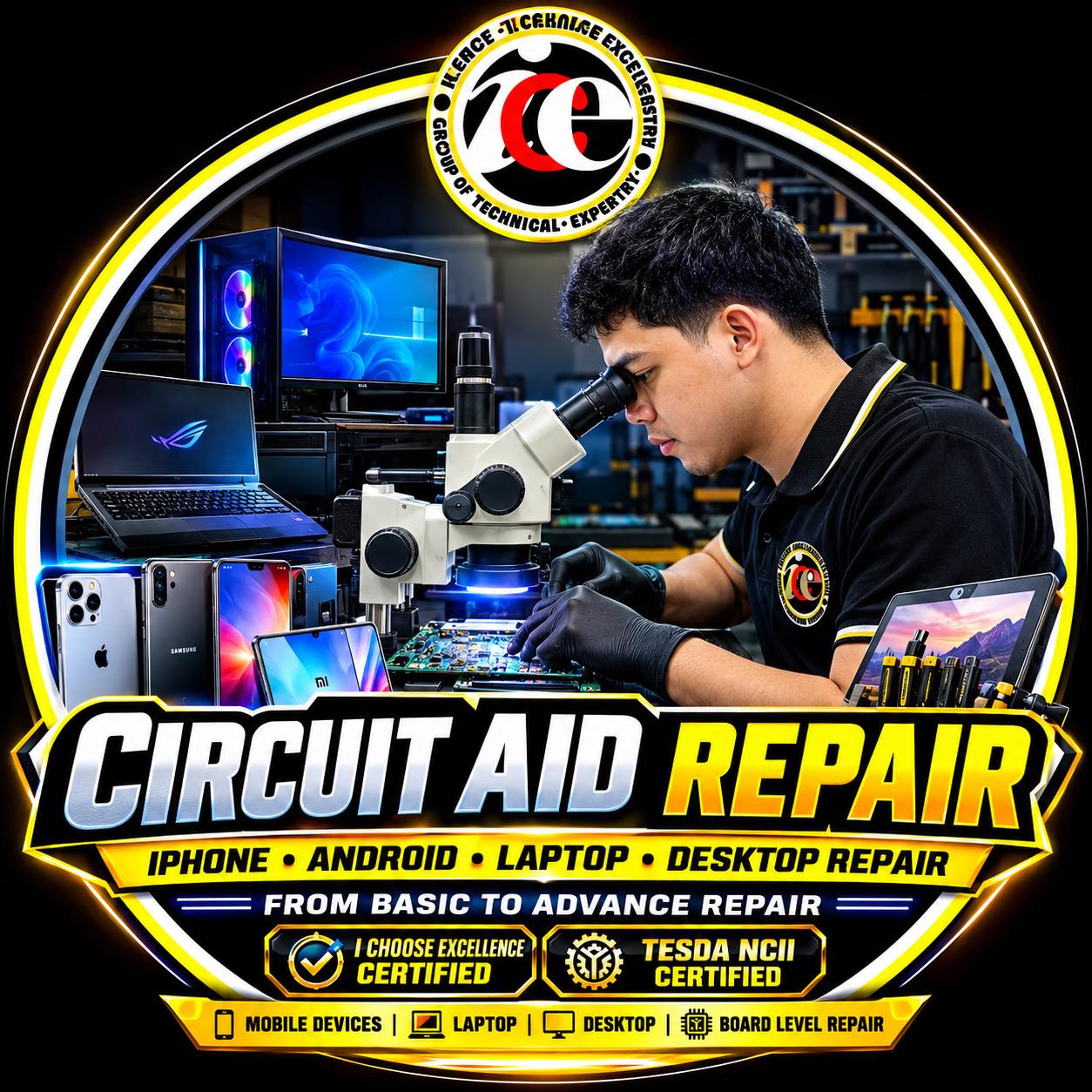 🔧 CIRCUIT AID REPAIR 🔧 BOARD LEVEL TECHNICIAN From Basic to Advanced ...
