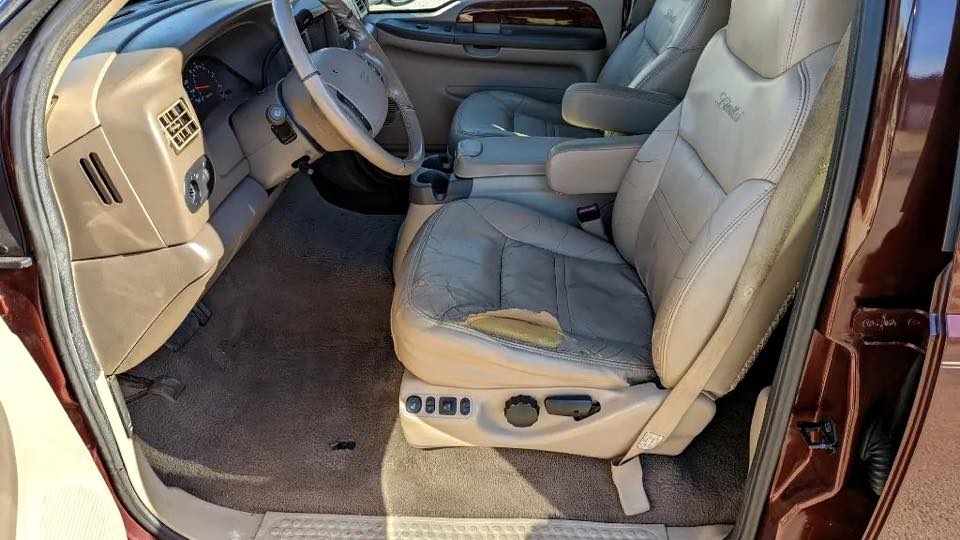 2017-2019 Ford Explorer Front Left Heated Seat Cushion - OEM Driver Side - Black