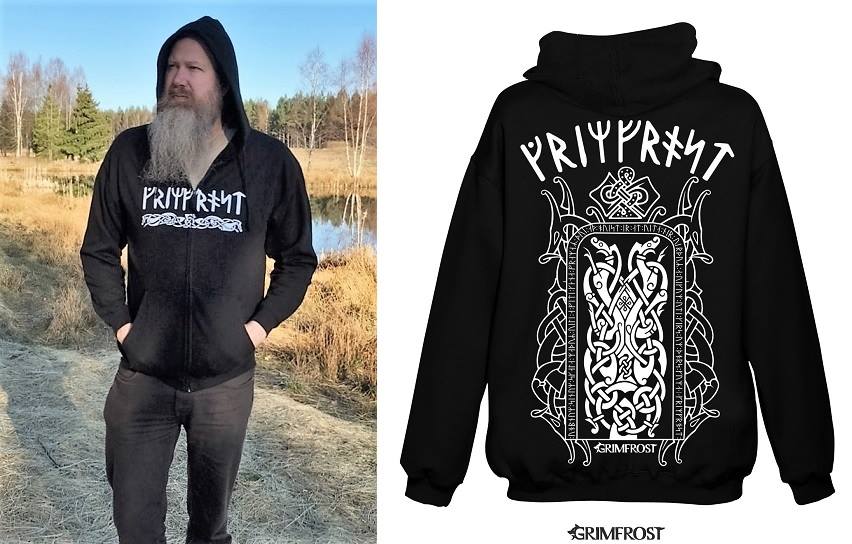 Grimfrost - A Runestone Hoodie for the modern day Viking. Sizes S to 5XL.  Get yours here: http://grimfrost.com/en/clothing-modern/viking-hoodies/ hoodie-runestone-black.html | Facebook