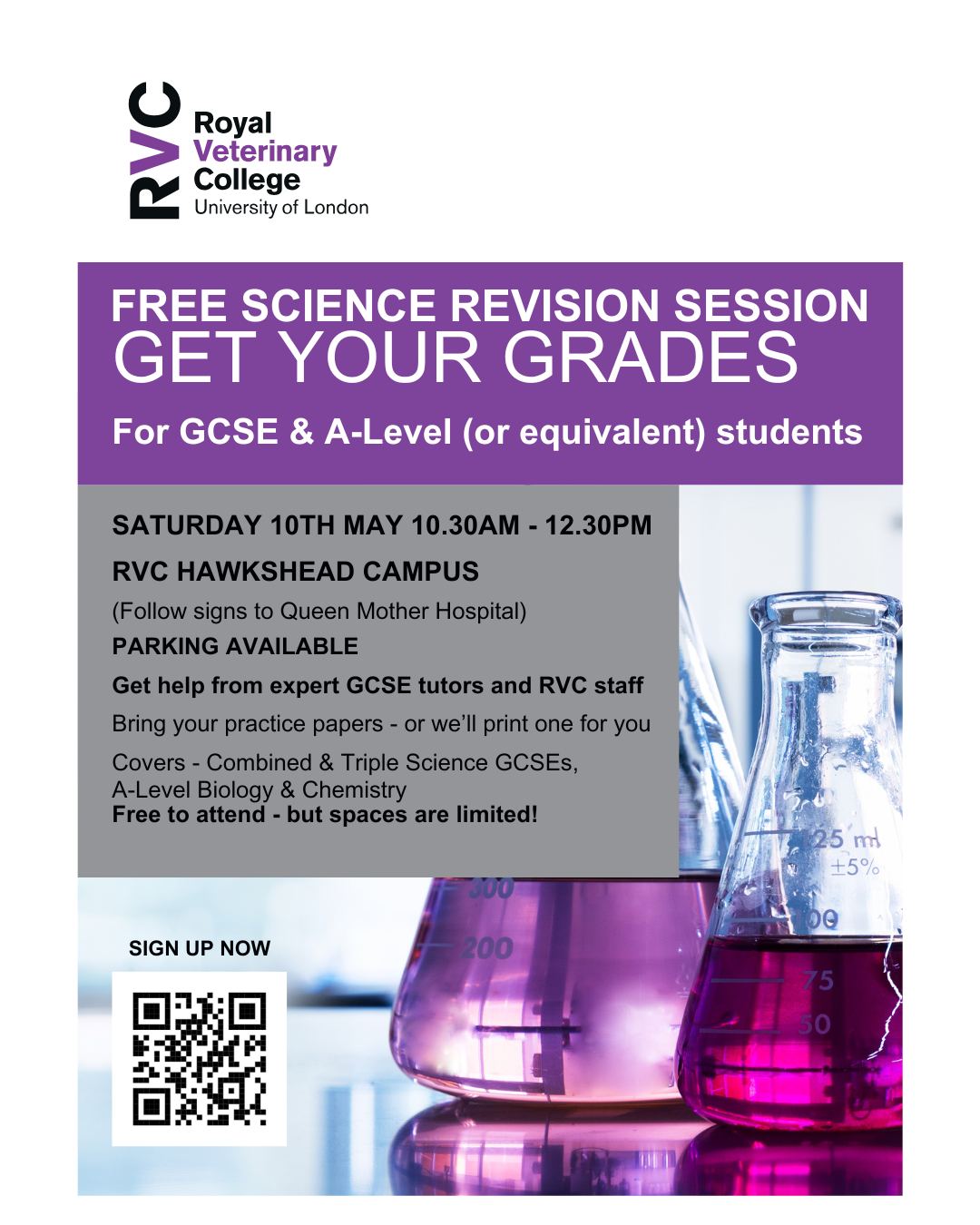 Onslow - The Royal Veterinary College is inviting students to attend a ...