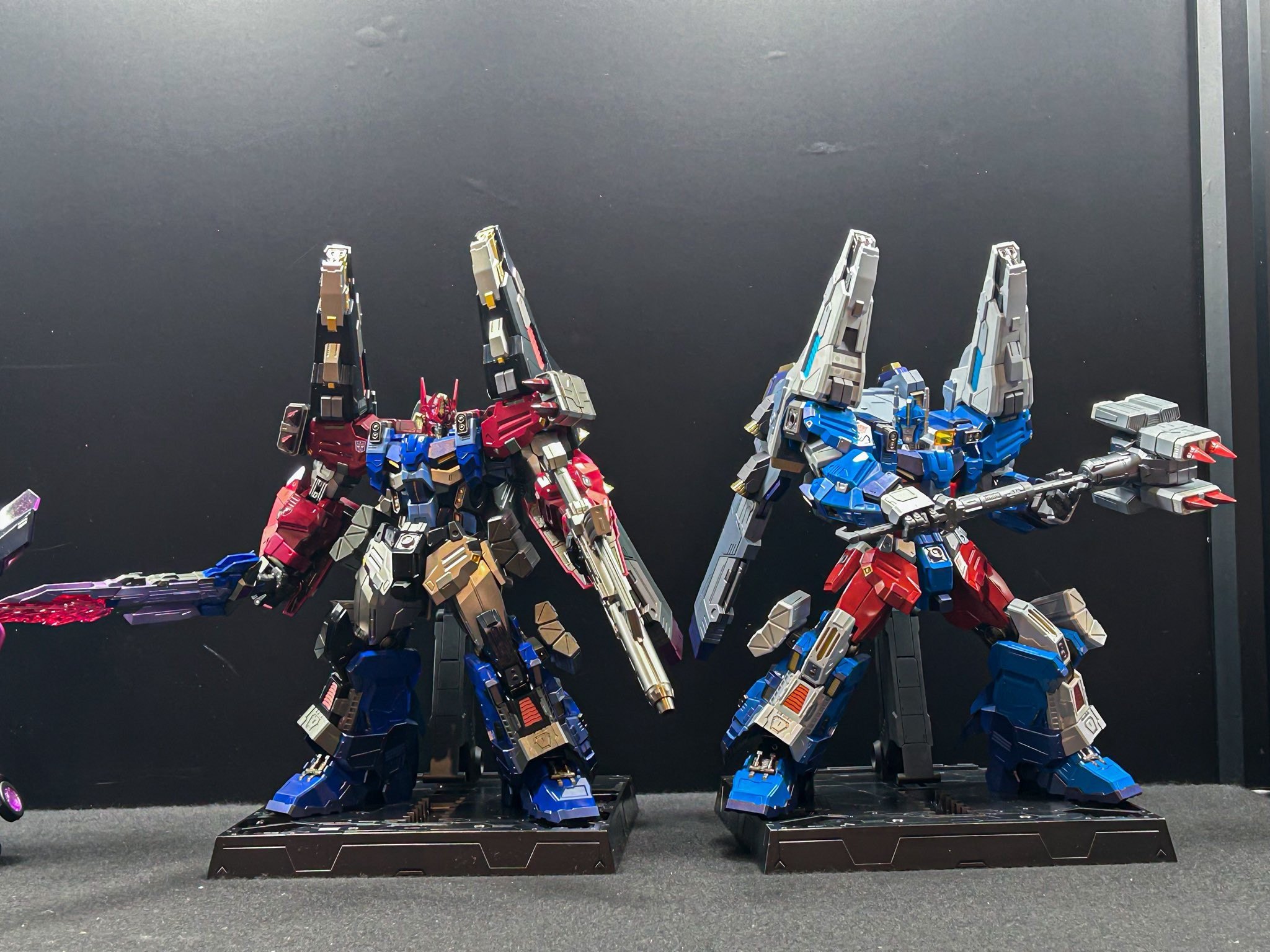 Flame Toys TRANSFORMERS Kuro Kara Kuri Prototypes on display at