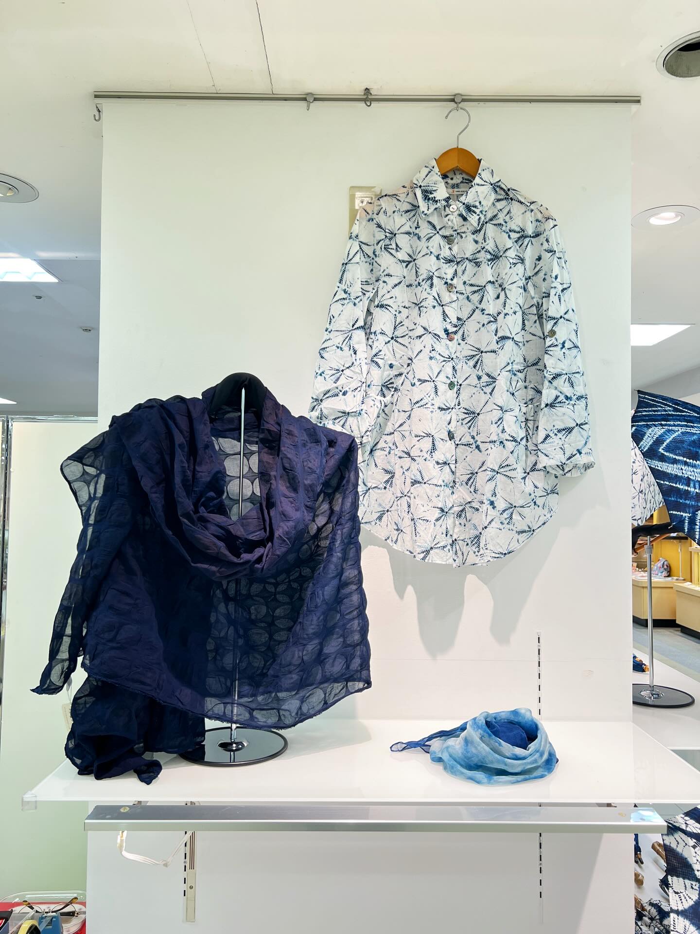 本藍染めPop up 京都髙島屋S.C. POP UP STAGE 63 〈工房 藍の館