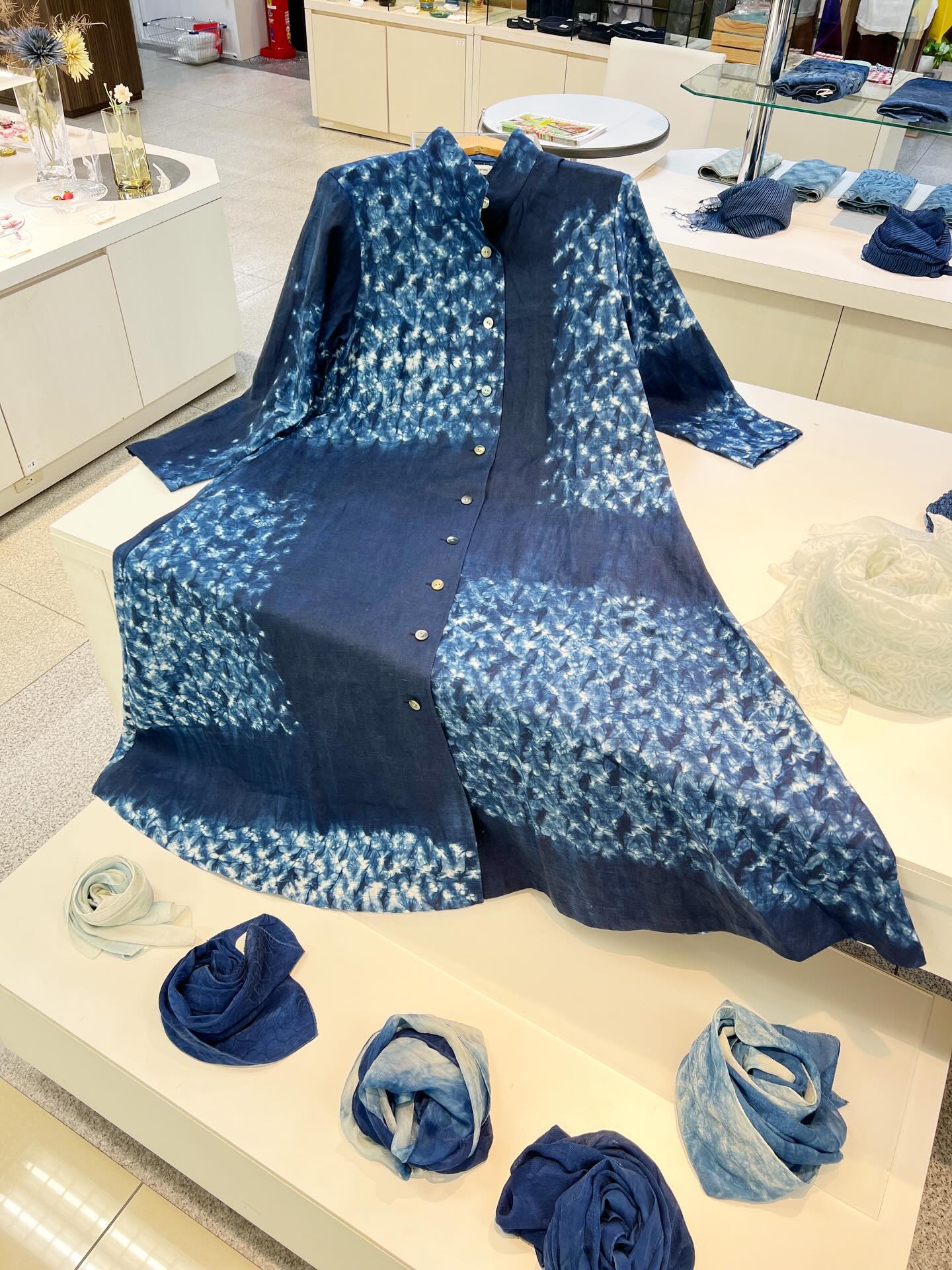 本藍染めPop up 京都髙島屋S.C. POP UP STAGE 63 〈工房 藍の館