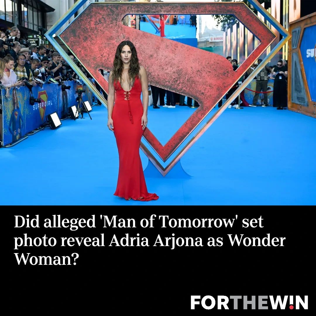 Did alleged 'Man of Tomorrow' set photo reveal Adria Arjona as Wonder Woman?