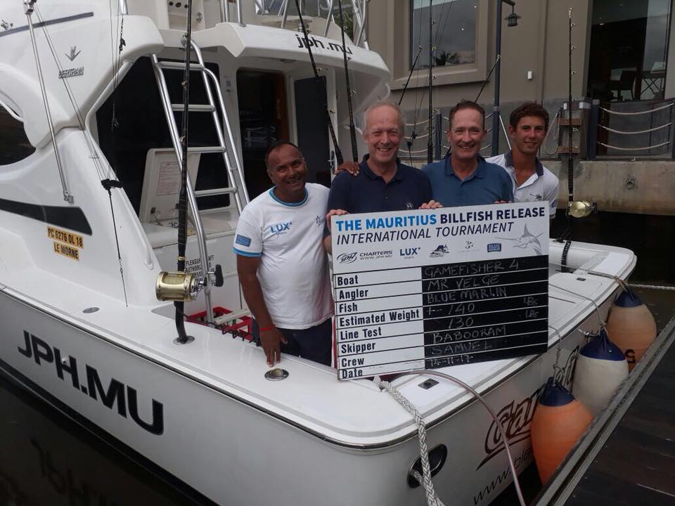 Congratulations to Mr Velge for... - JPH Charters - Mauritius | Facebook