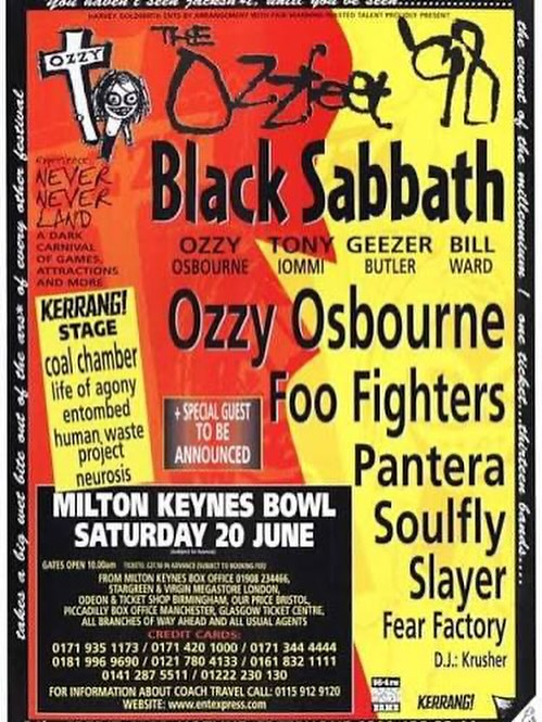 Ozzfest 2001 Crowd Milton Keynes, Britain