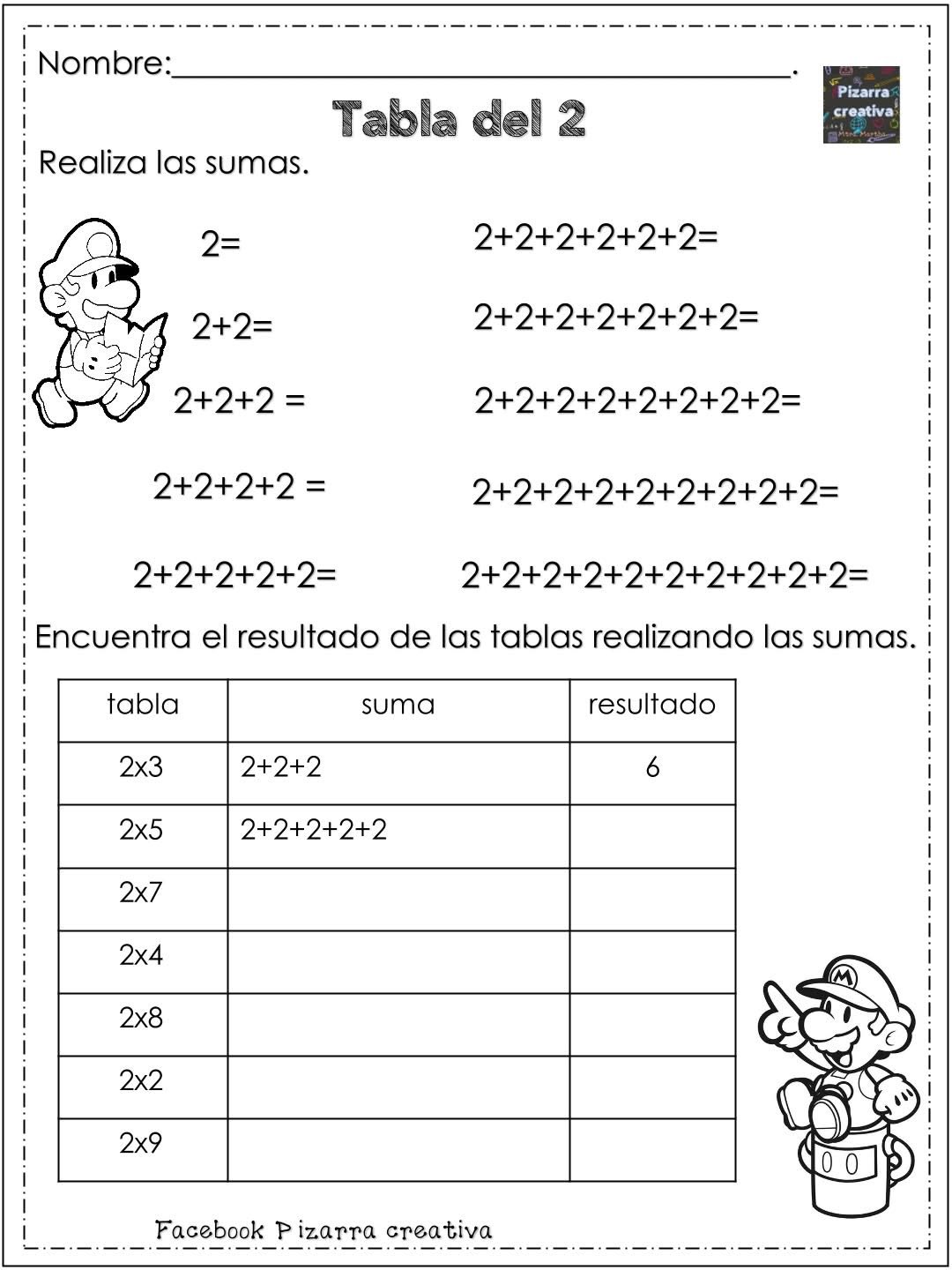 PROFE JB - Tablas de multiplicar con Super Mario 👩‍🏫 | Facebook